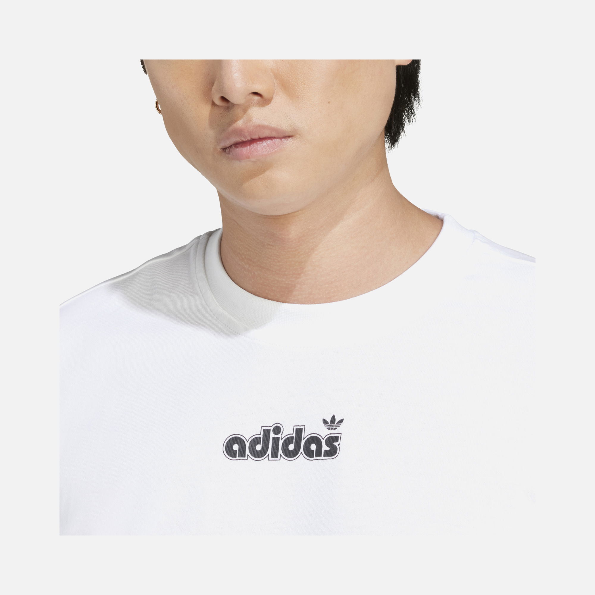 adidas Originals Retro Linear Trefoil Logo Grafix Short-Sleeve Erkek Tişört