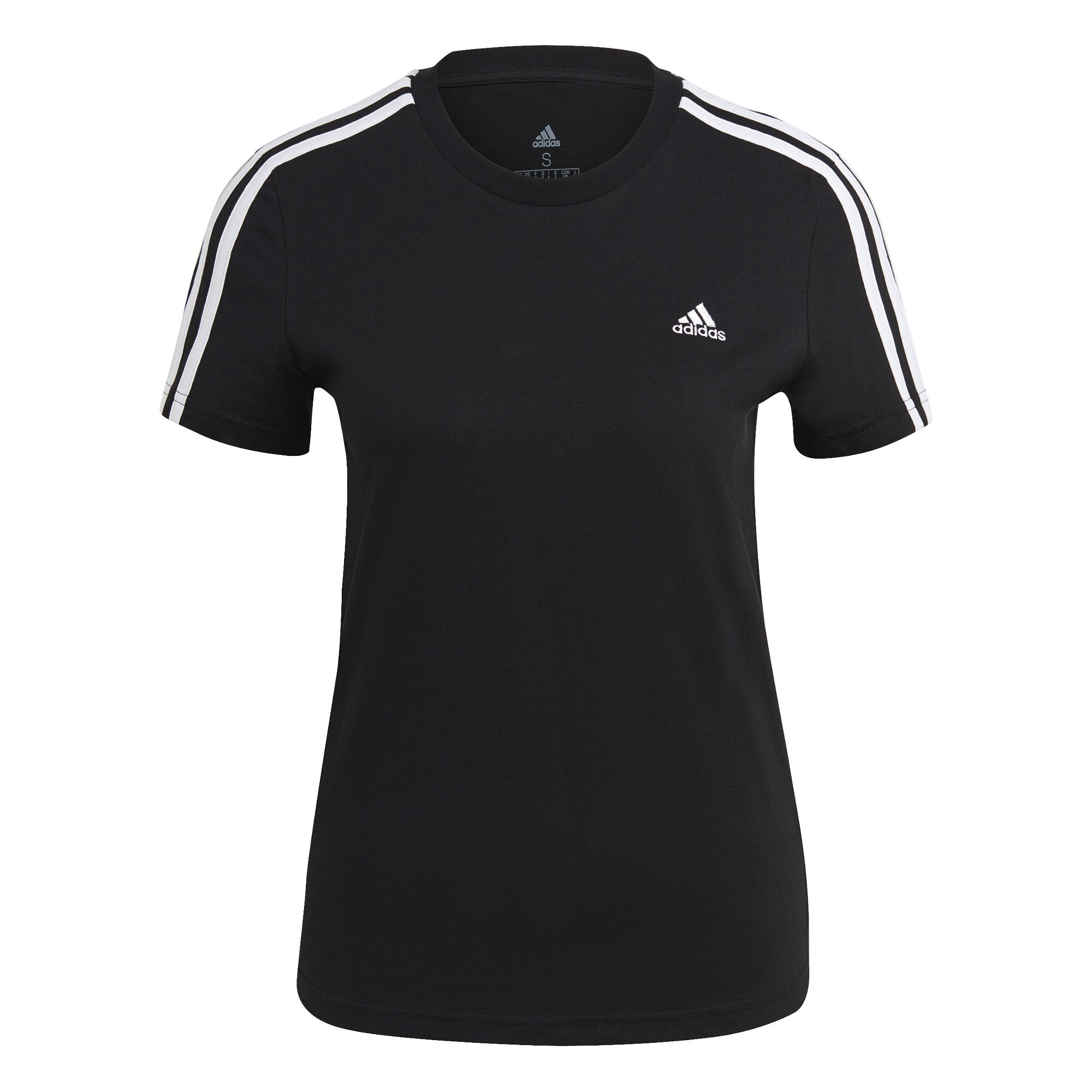 adidas Essentials Slim 3-Stripes Short-Sleeve Kadın Tişört