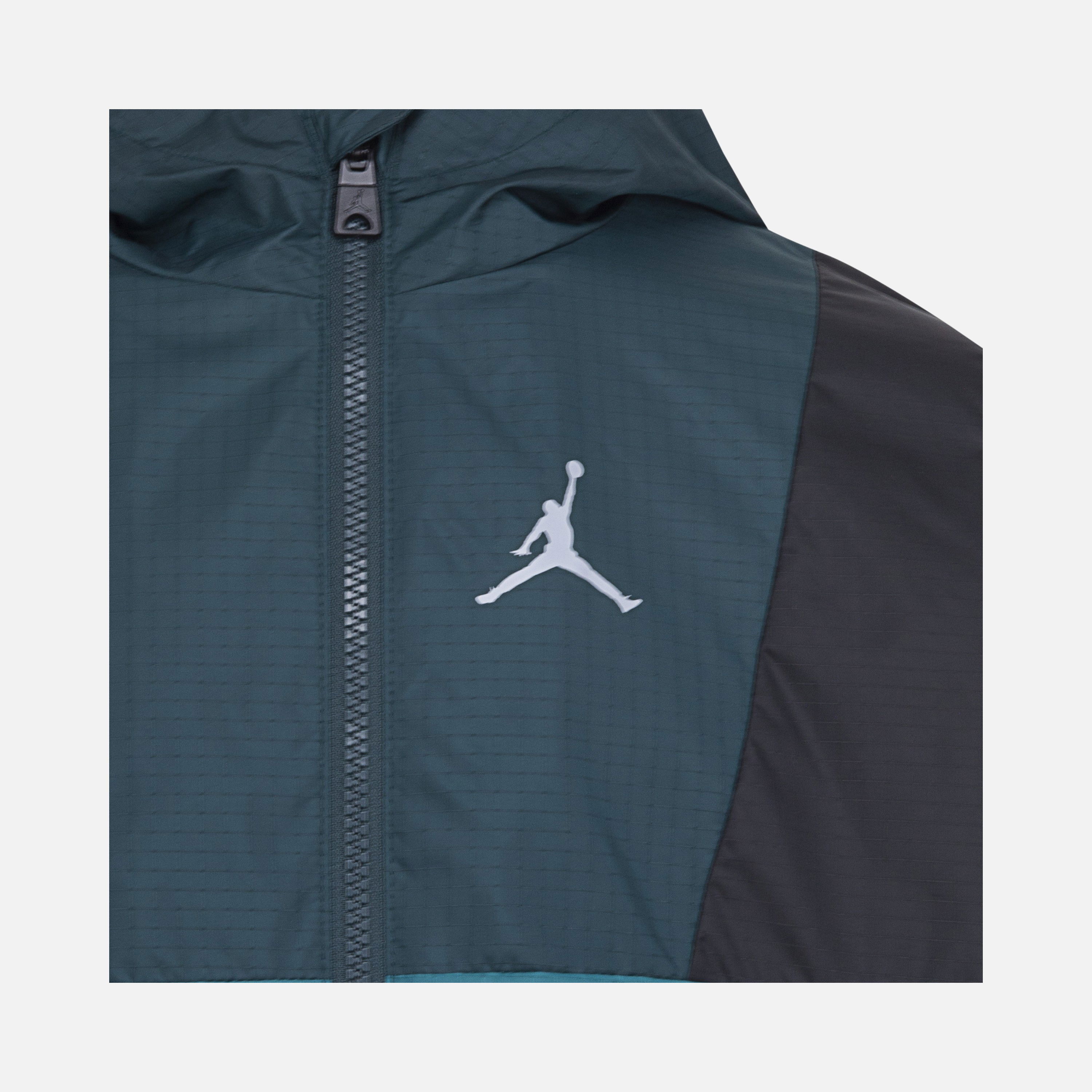 Nike Jordan Blocked Fleece Lined Windbreaker Full-Zip Hoodie Çocuk Ceket
