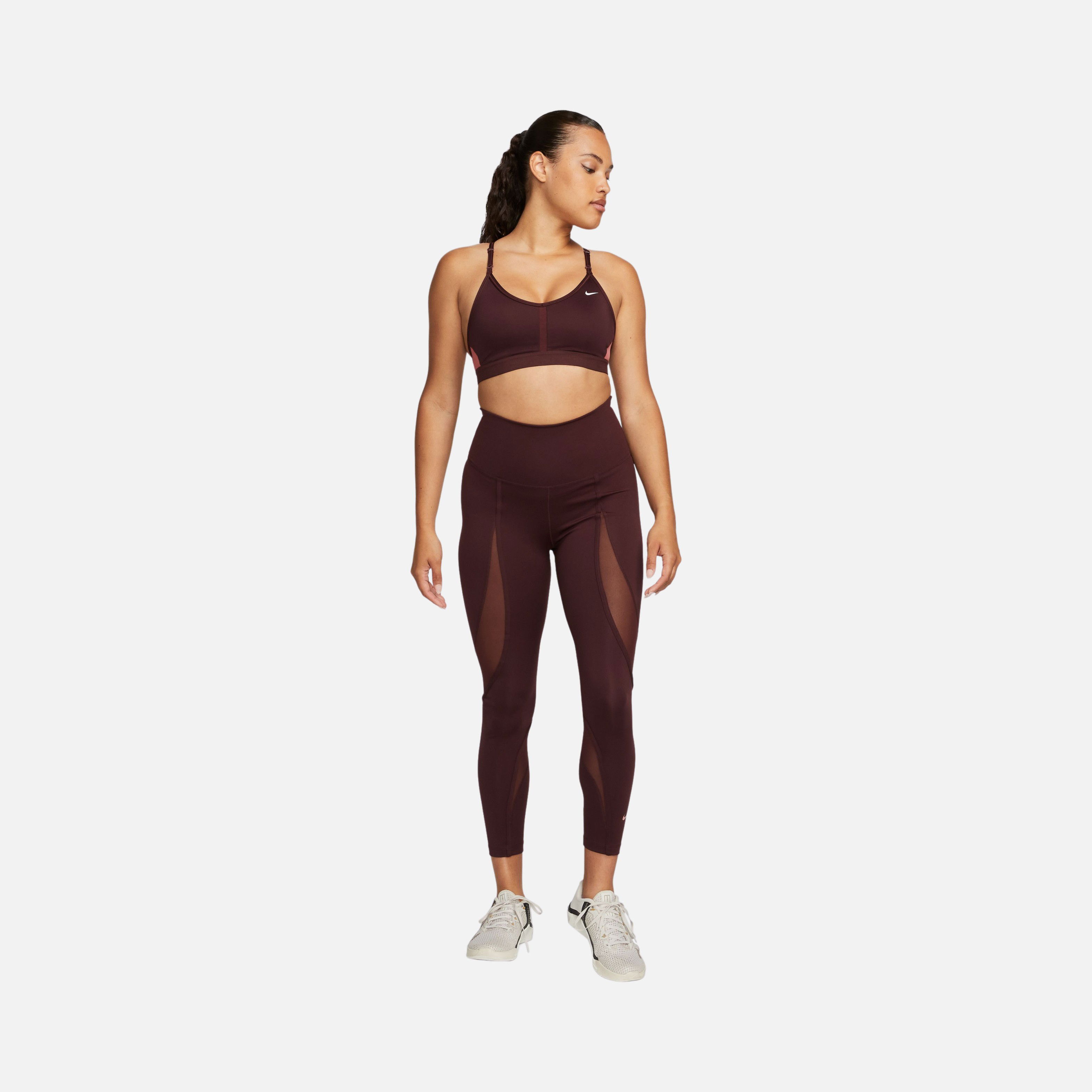 Nike Dri-Fit Indy V Neck Light-Support Sports Training Kadın Bra