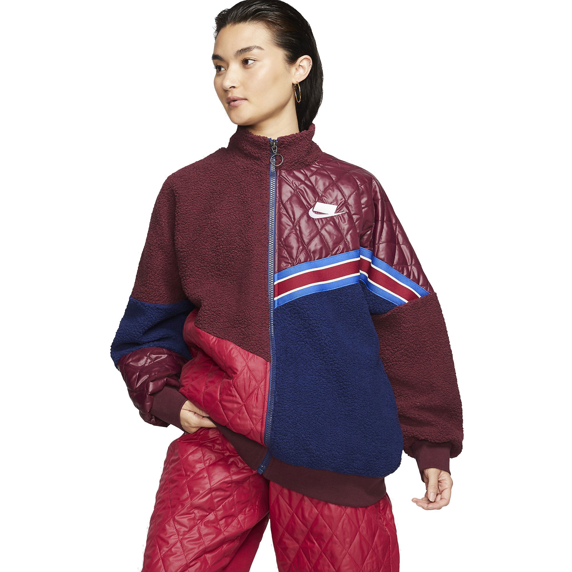 Nike Sportswear Sports Pack Full-Zip Sherpa Track Kadın Ceket