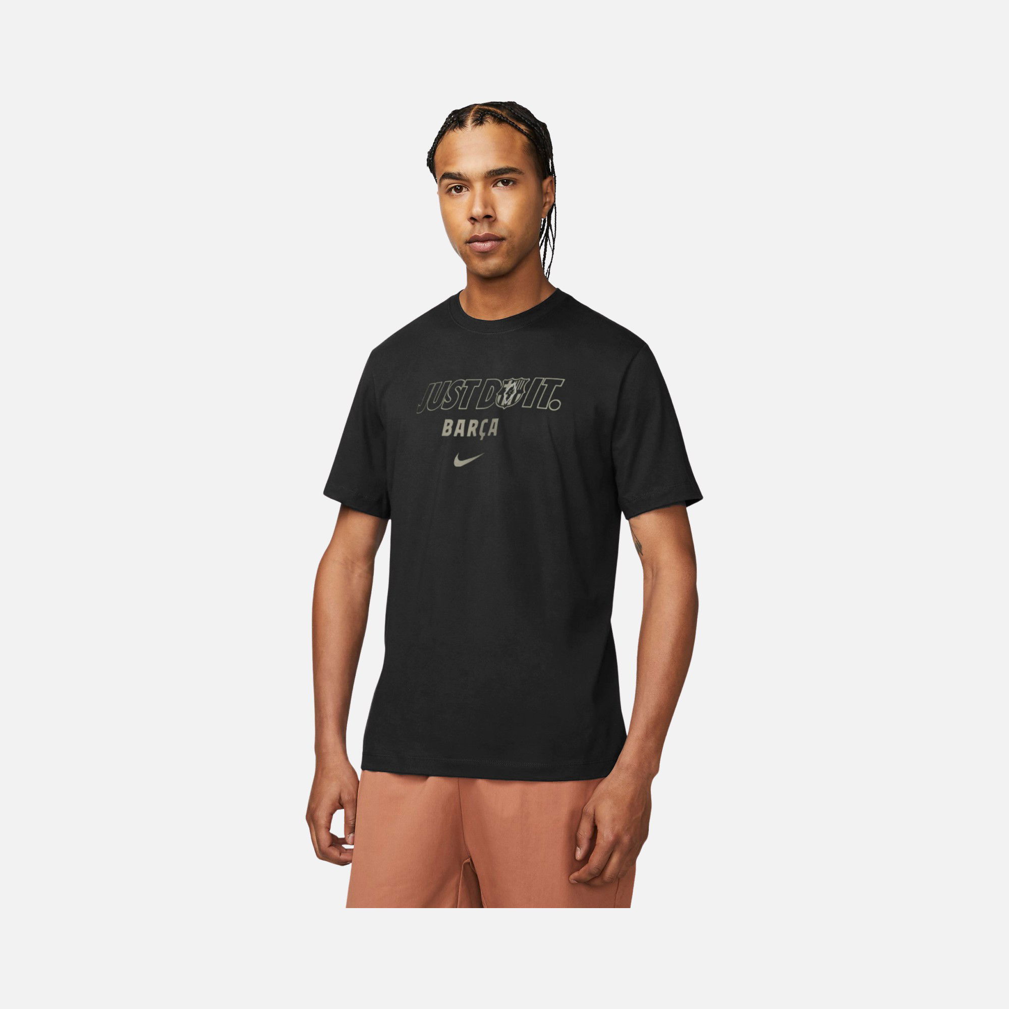Nike F.C. Barcelona ''Just Do It Graphic'' Short-Sleeve Erkek Tişört
