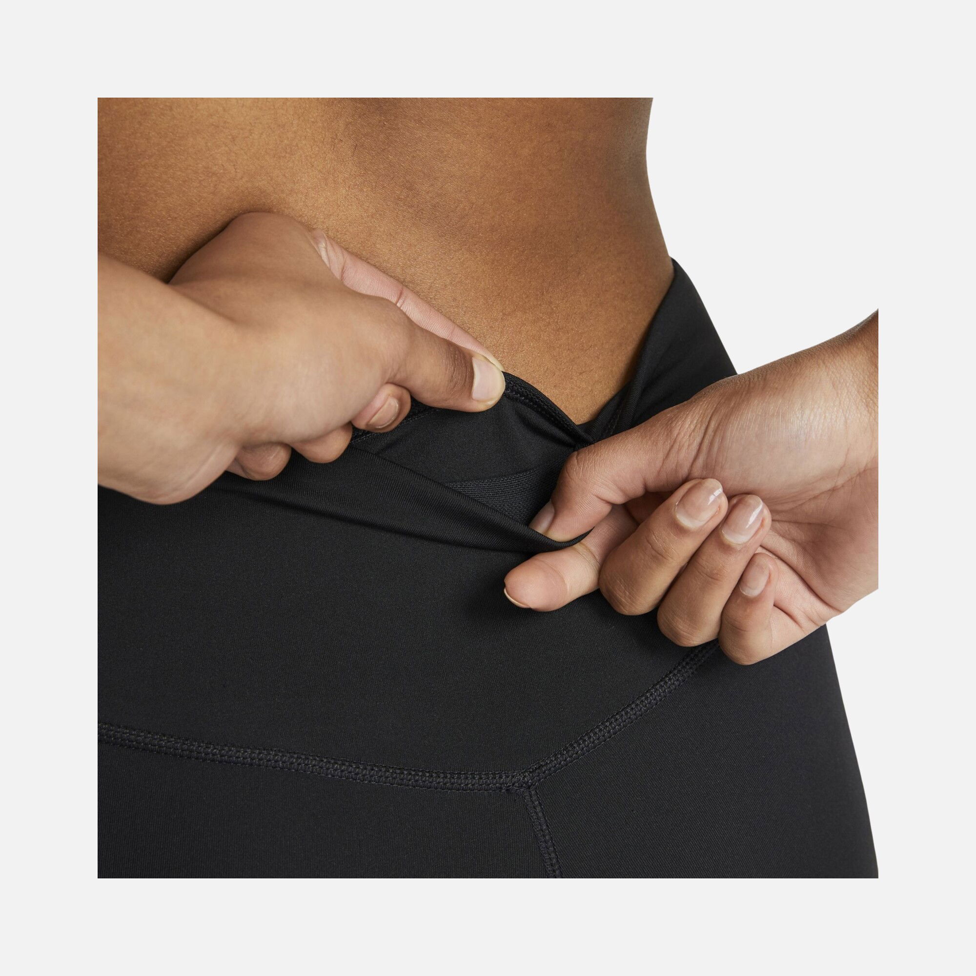 Nike One Mid-Rise Crop (Plus Size) Kadın Tayt