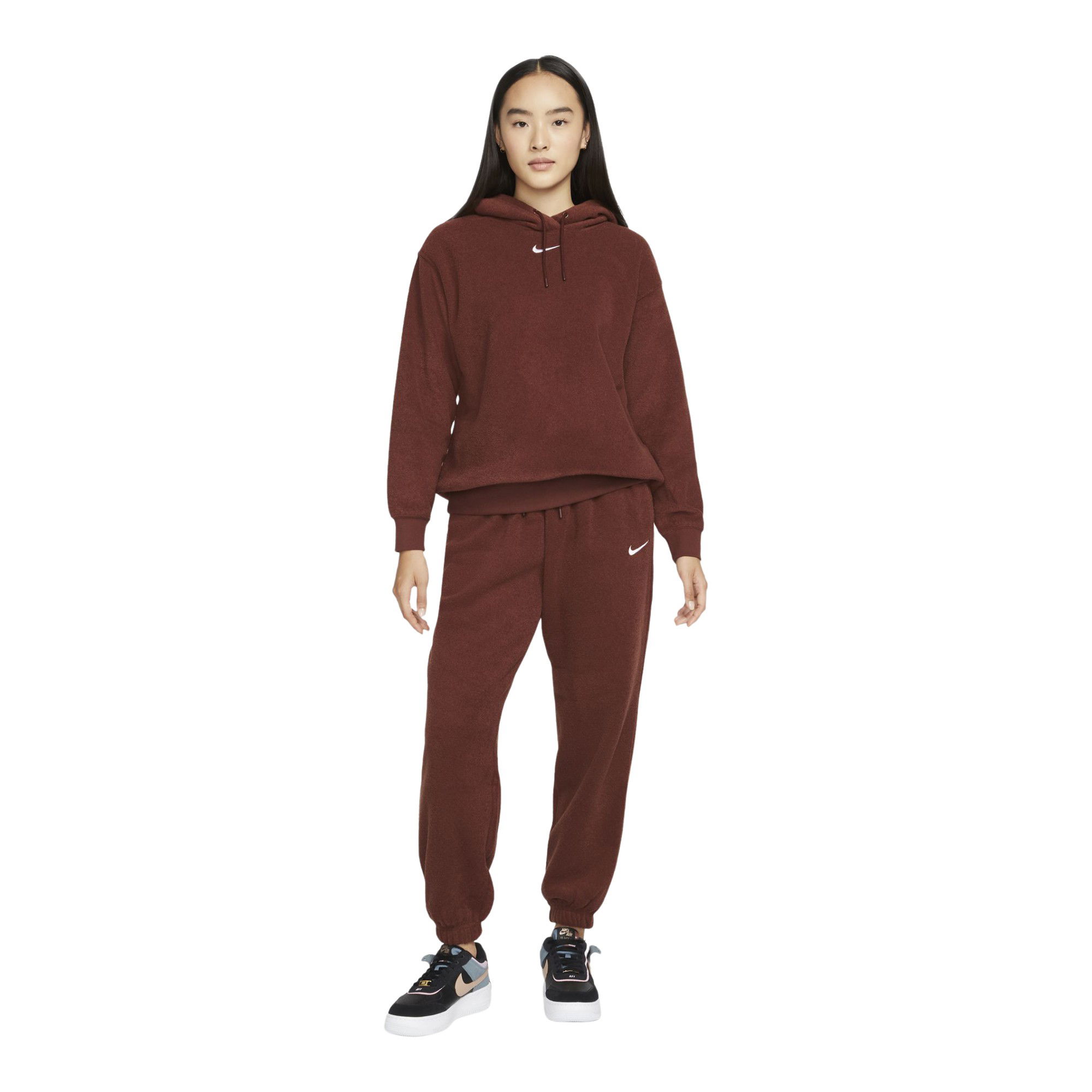 Nike Sportswear Essentials Plush Hoodie Kadın Sweatshirt