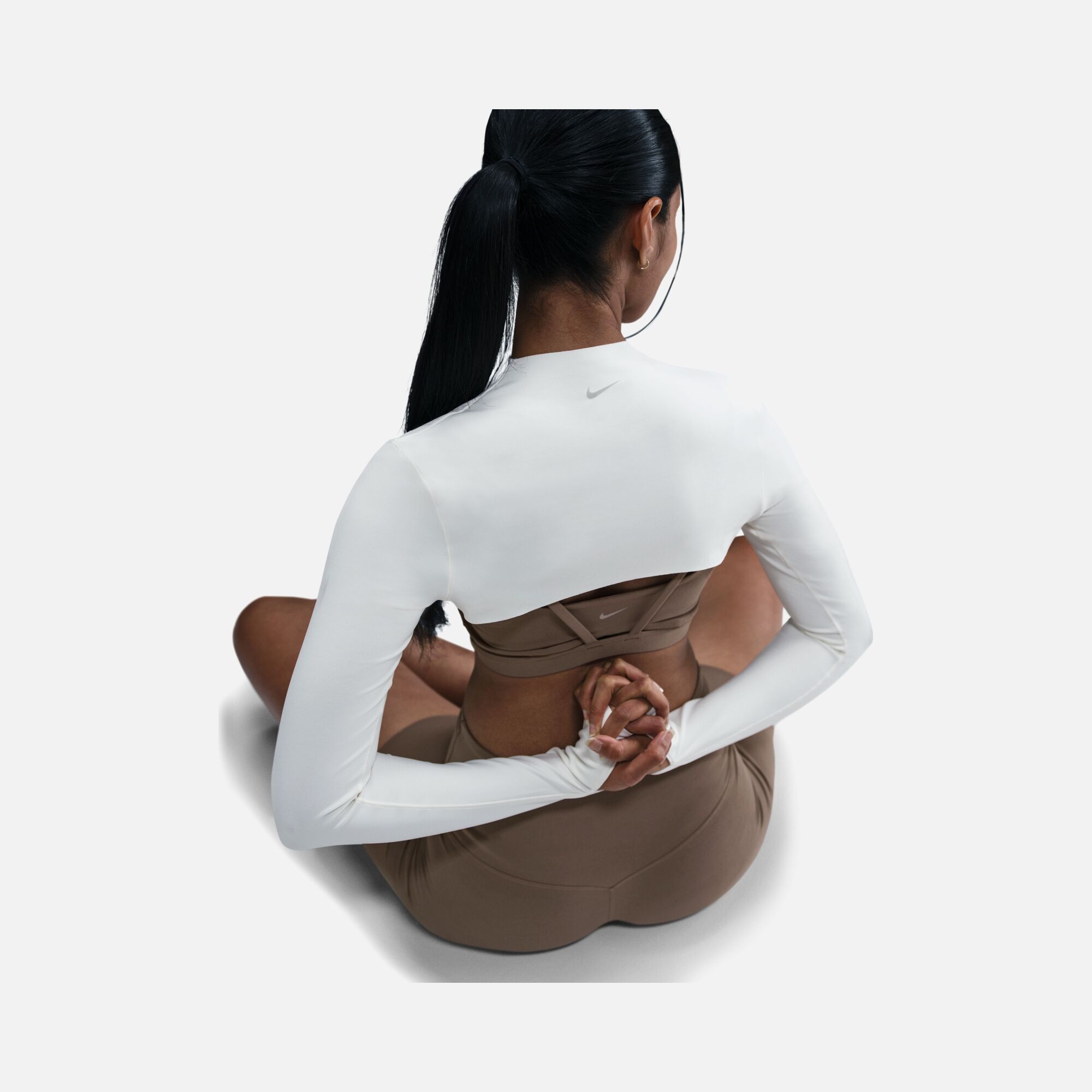 Nike Zenvy Dri-Fit Shrug Training Long-Sleeve Kadın Tişört