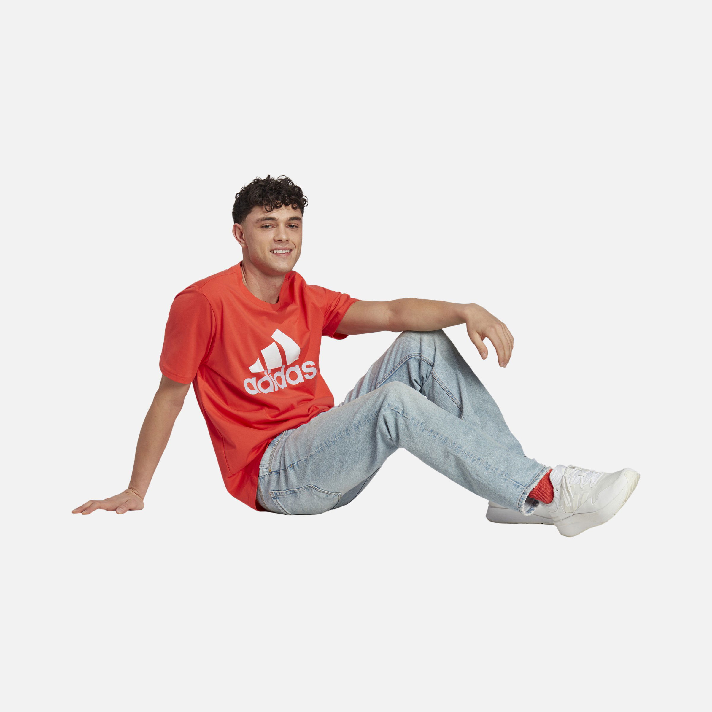 adidas Essentials Single Jersey Big Logo Short-Sleeve Erkek Tişört