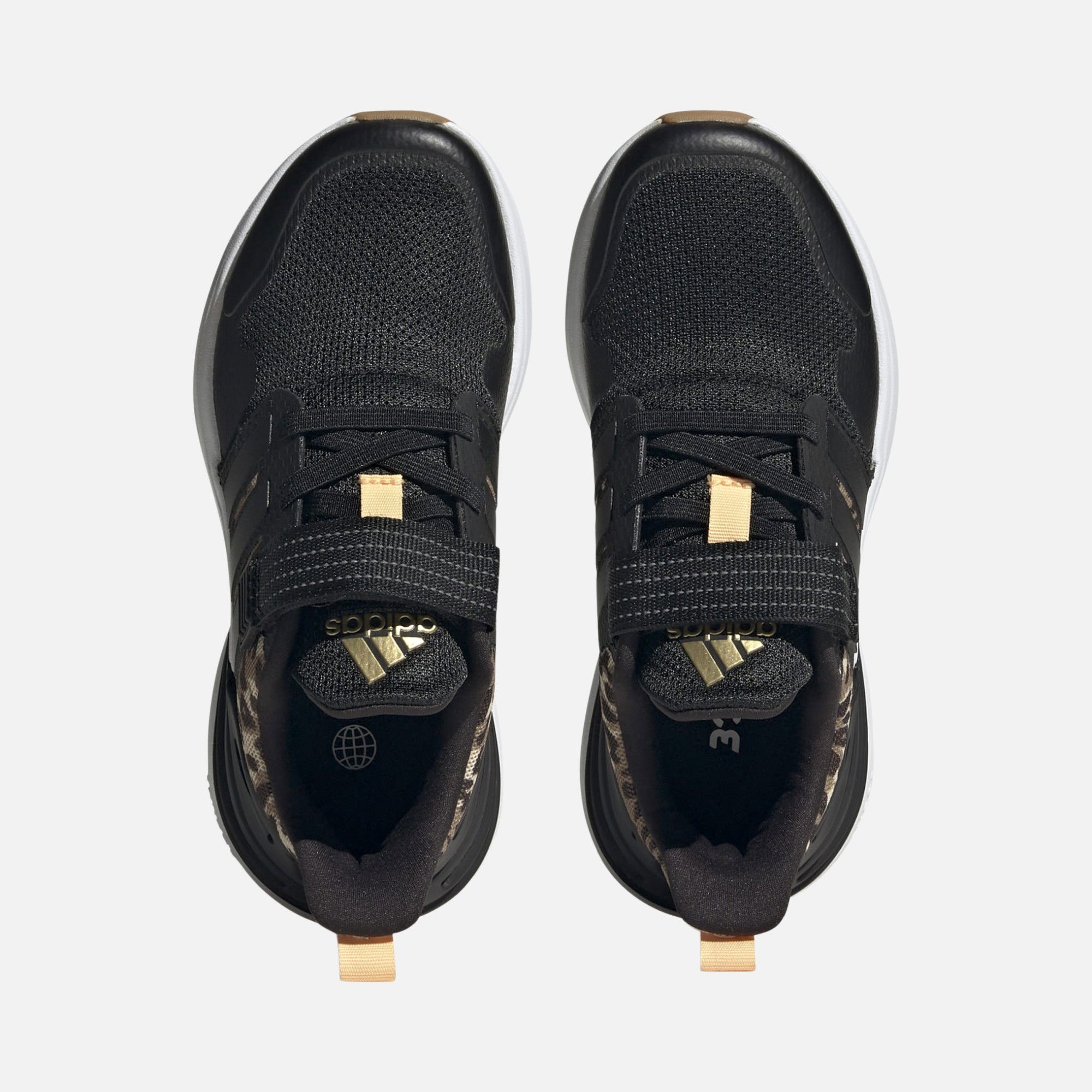 adidas Sportswear Rapidasport Bounce Elastic Lace Leopard (PS) Spor Ayakkabı