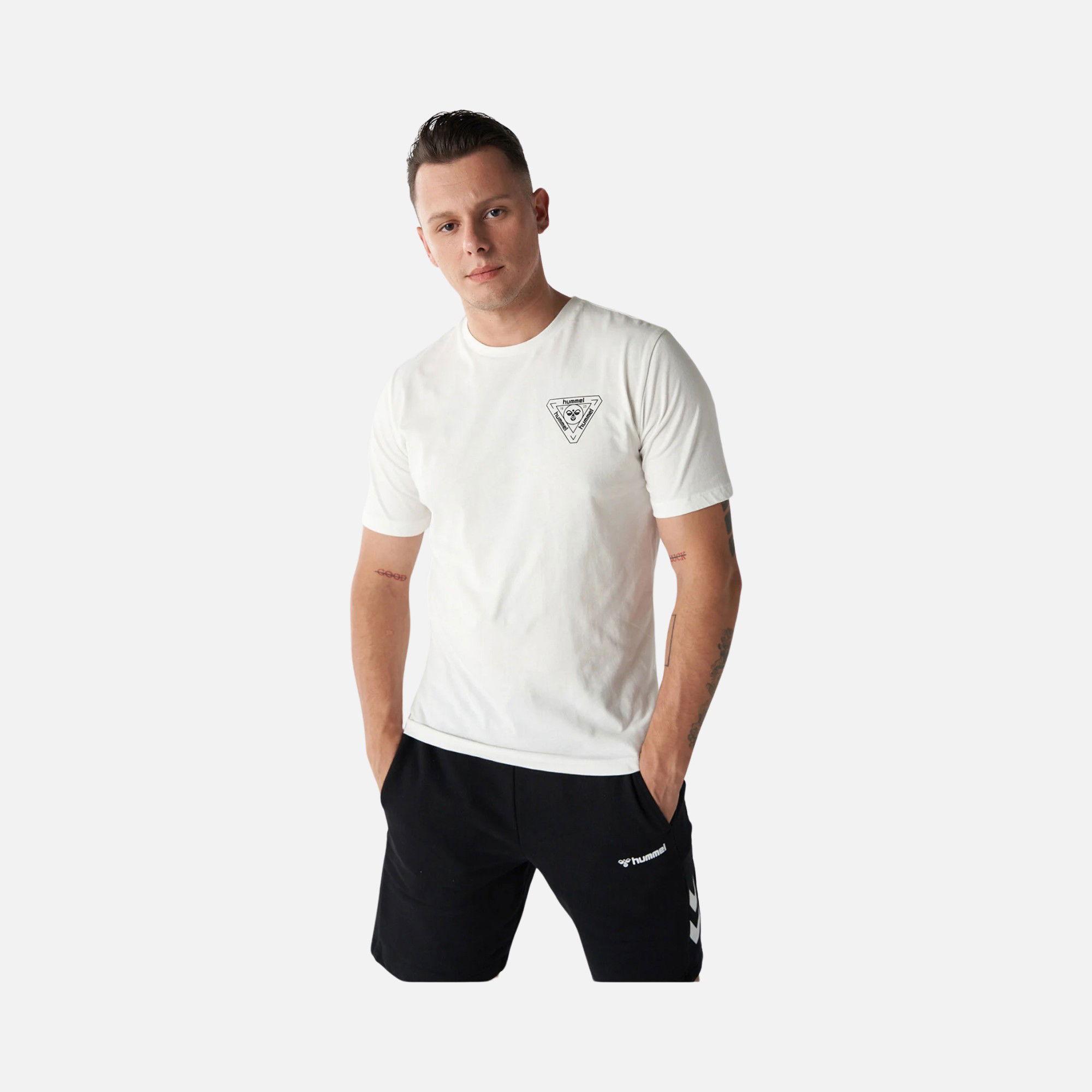 Hummel Sportswear T-IC Ico Messmer Logo Short-Sleeve Erkek Tişört