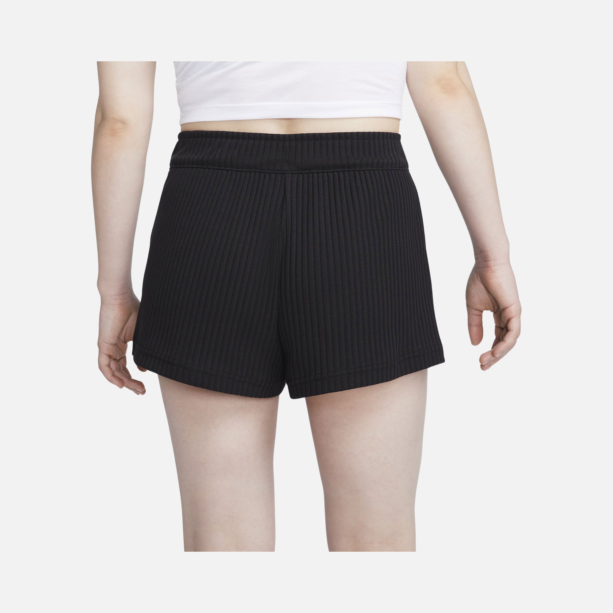 Nike Sportswear High-Waisted Ribbed Jersey Kadın Şort