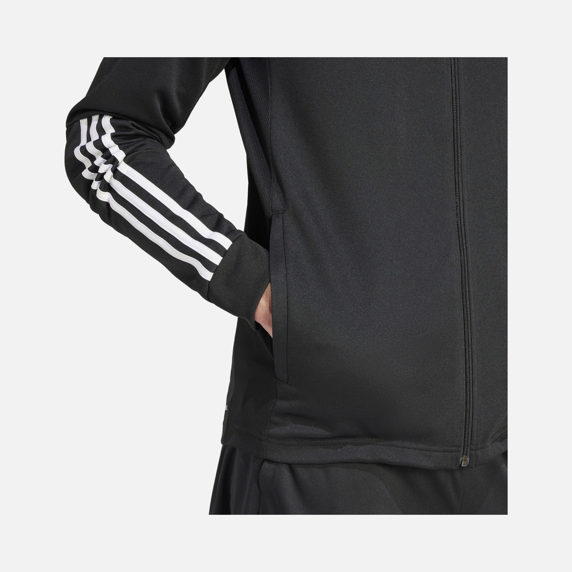 adidas Sereno AEROREADY Cut 3-Stripes Slim Full-Zip Erkek Sweatshirt