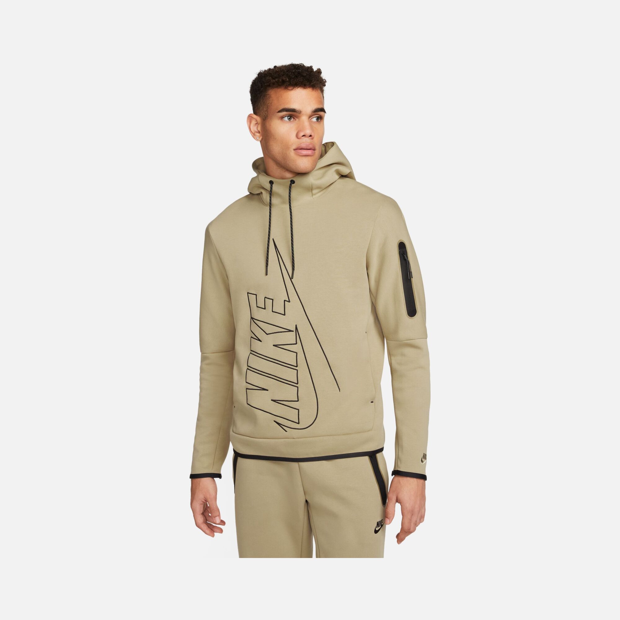 Nike Tech Fleece Pullover Graphic Hoodie Erkek Sweatshirt