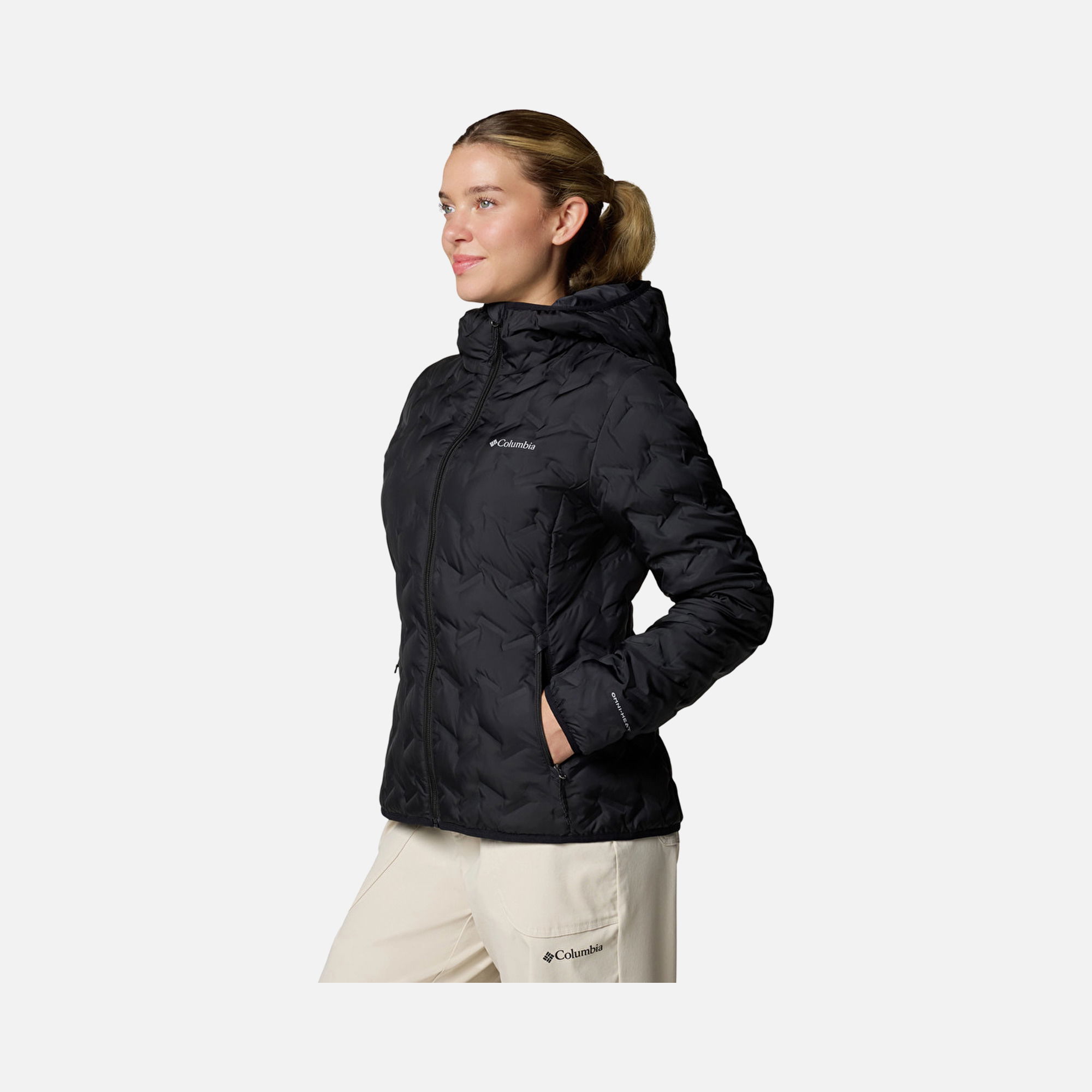 Columbia Delta Ridge II 650 Filled Down Full-Zip Hoodie Kadın Mont