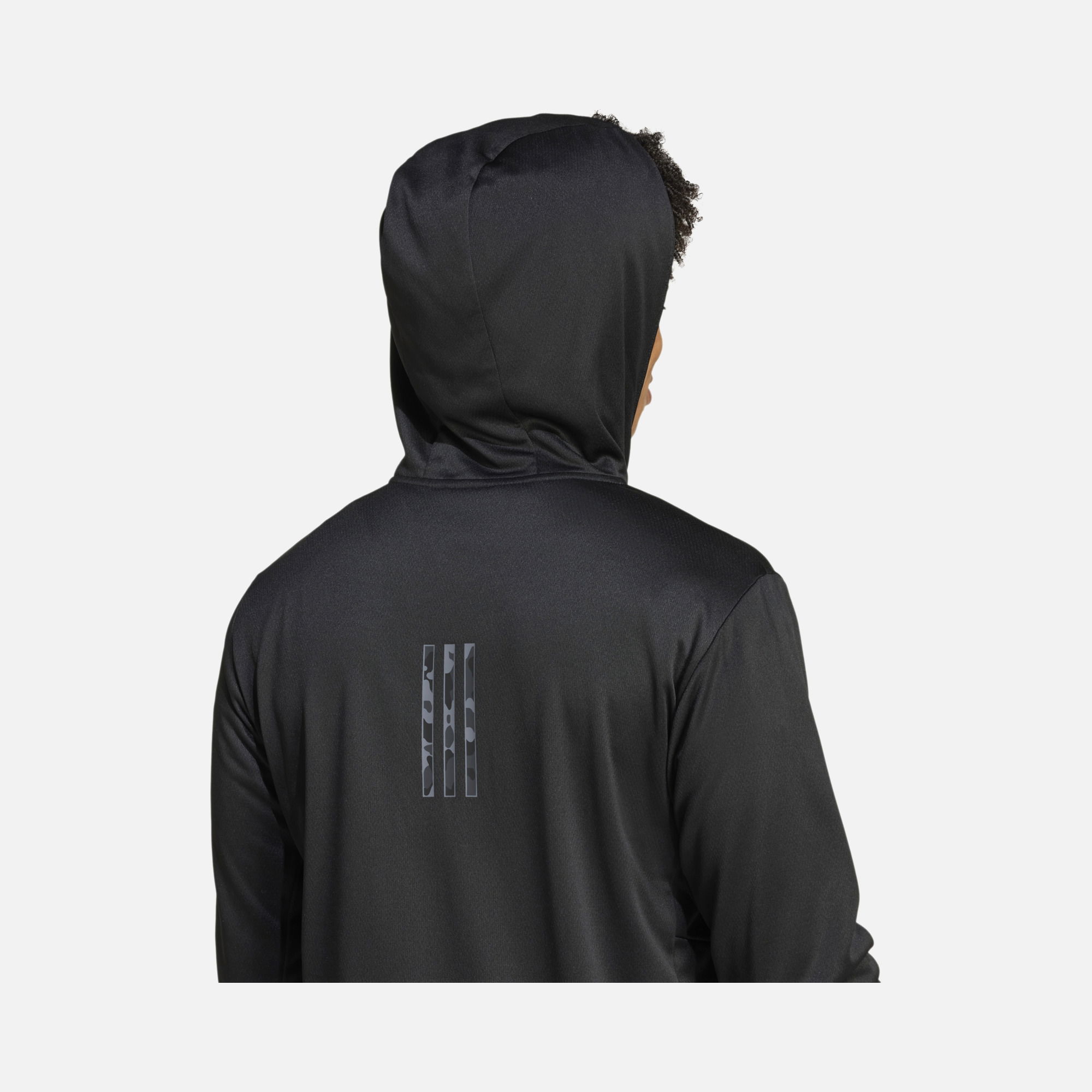 adidas AEROREADY Train Essentials Camo Full-Zip Hoodie Erkek Sweatshirt