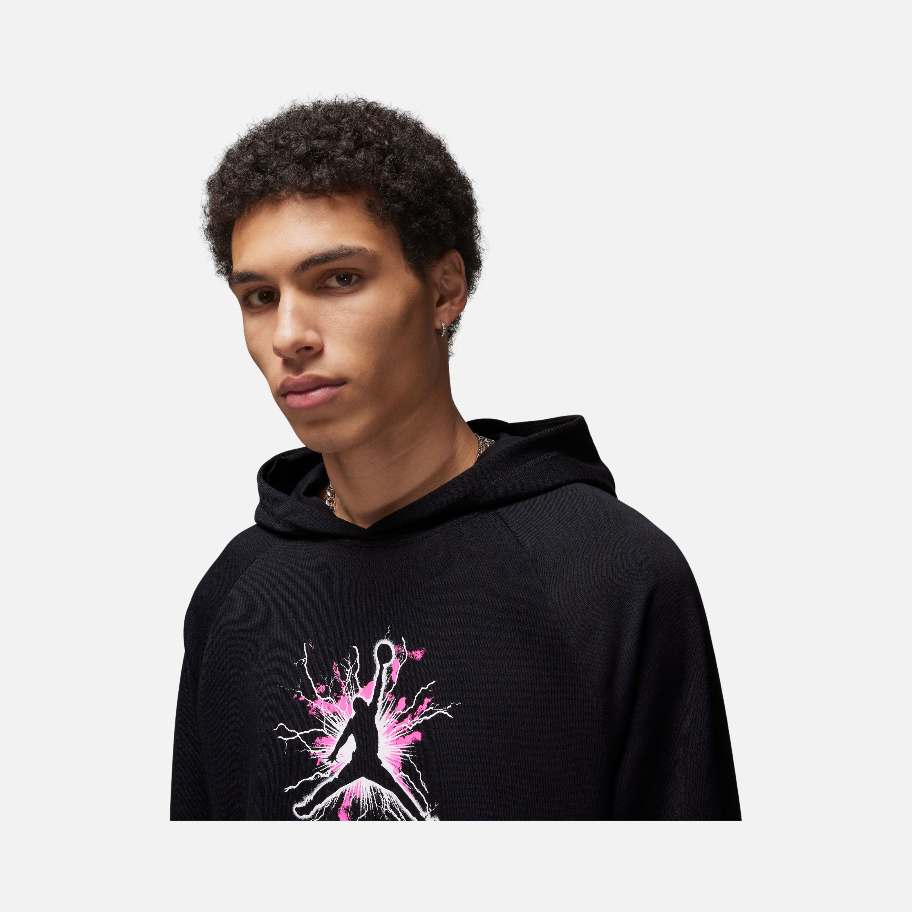 Nike Jordan Dri-Fit Sport Graphic Fleece Pullover Hoodie Erkek Sweatshirt