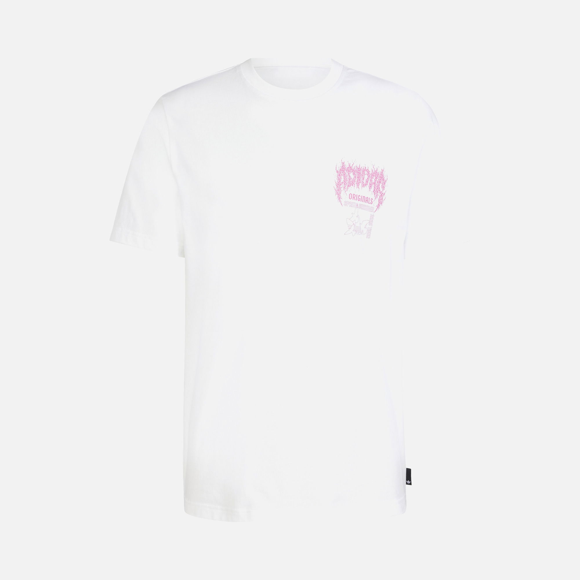 adidas Sportswear Q12 Trefoil Series Fashion Elevated Bright Oversized Graphics Short-Sleeve Erkek Tişört