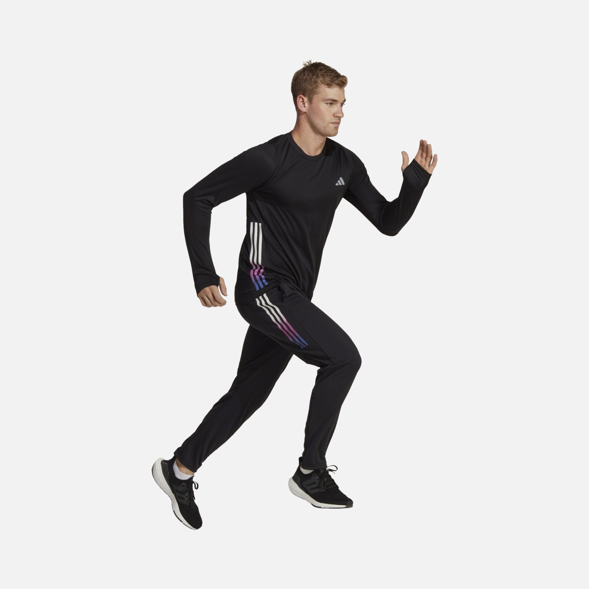 adidas Aeroready Icons 3-Stripes Zippered Leg Running Erkek Eşofman Altı