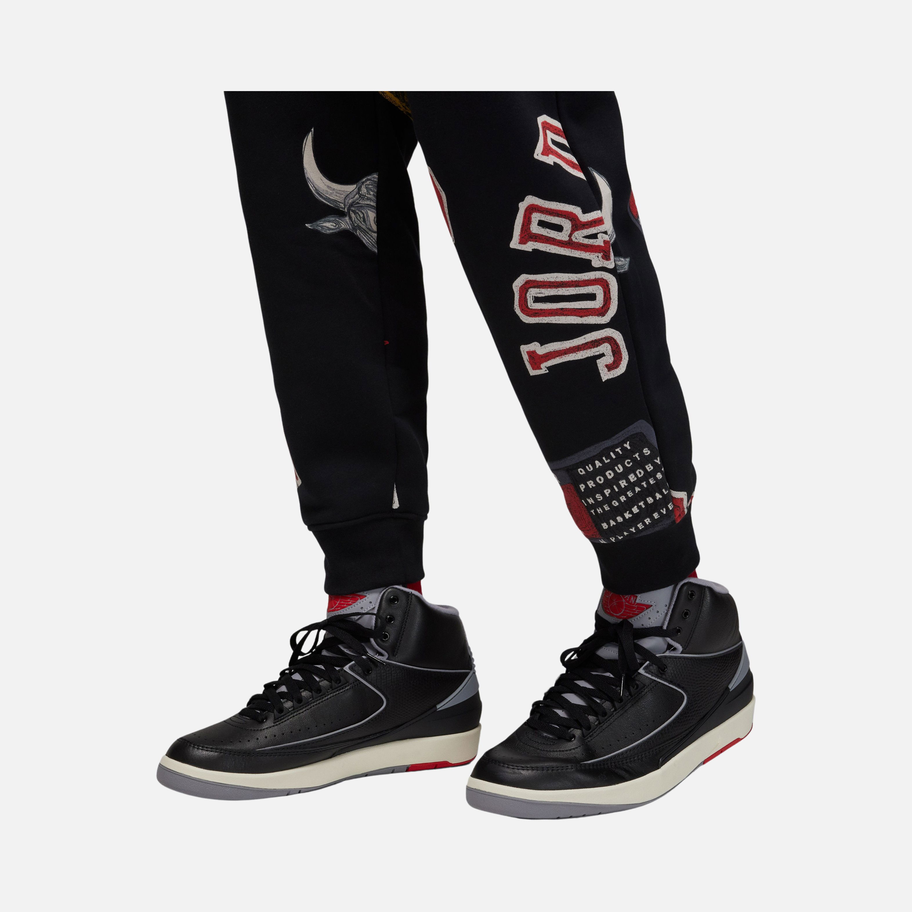 Nike Jordan Essentials Fleece All-Over Printed Erkek Eşofman Altı