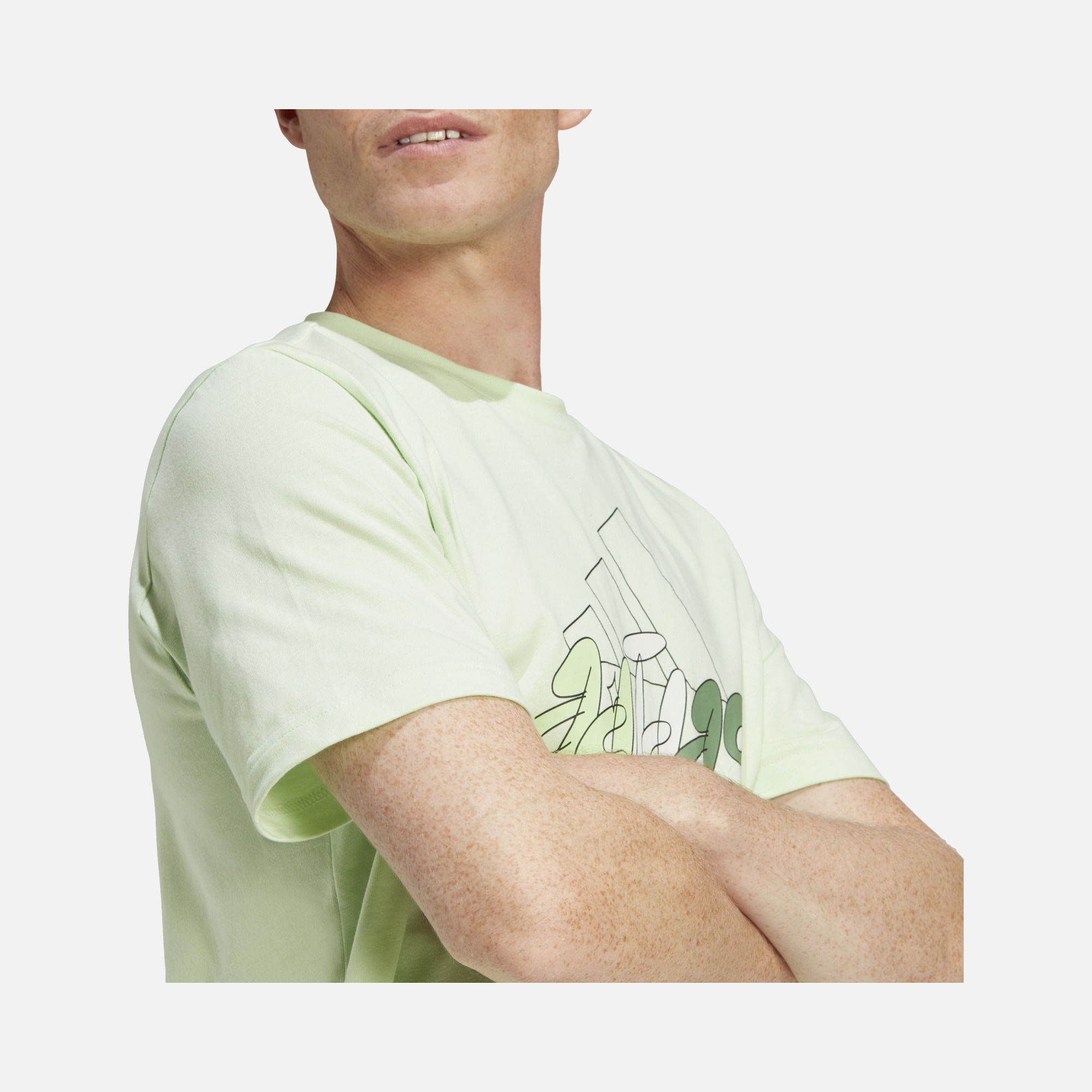 adidas Sportswear Illustrated Badge Graphic Short-Sleeve Erkek Tişört