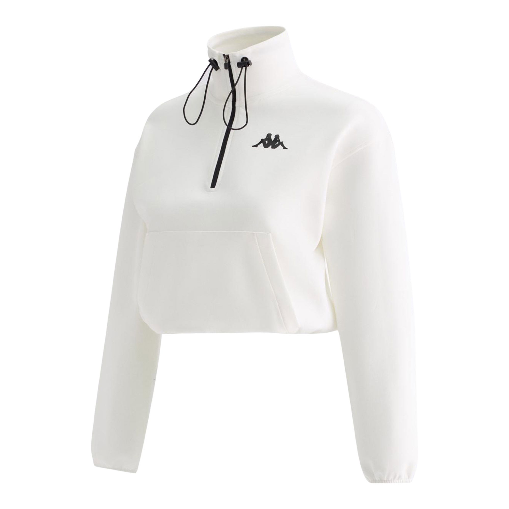 Kappa Authentic Letia Cropped Regular Fit Half-Zip Kadın Sweatshirt