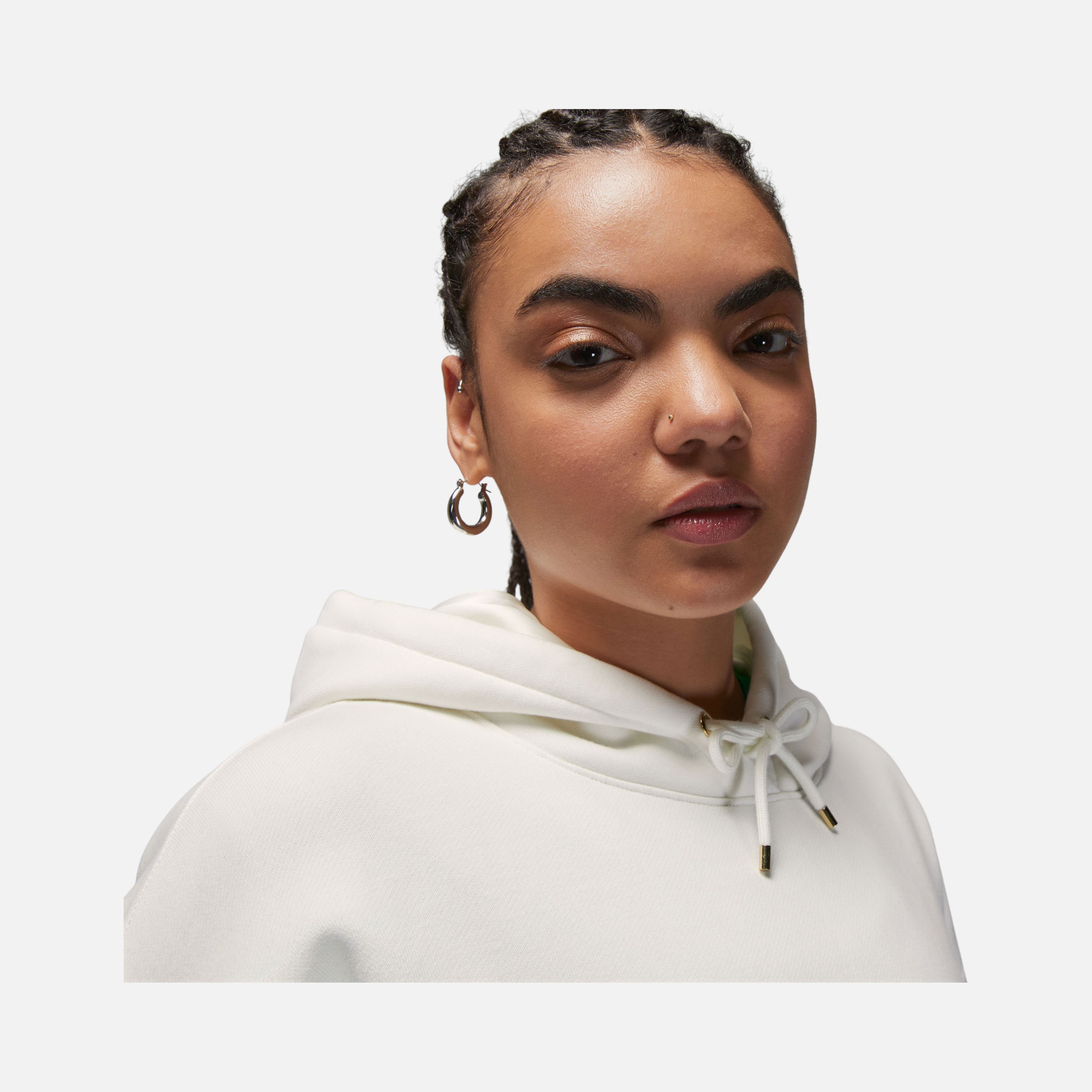 Nike Jordan Flight Fleece Oversized Pullover Hoodie Kadın Sweatshirt