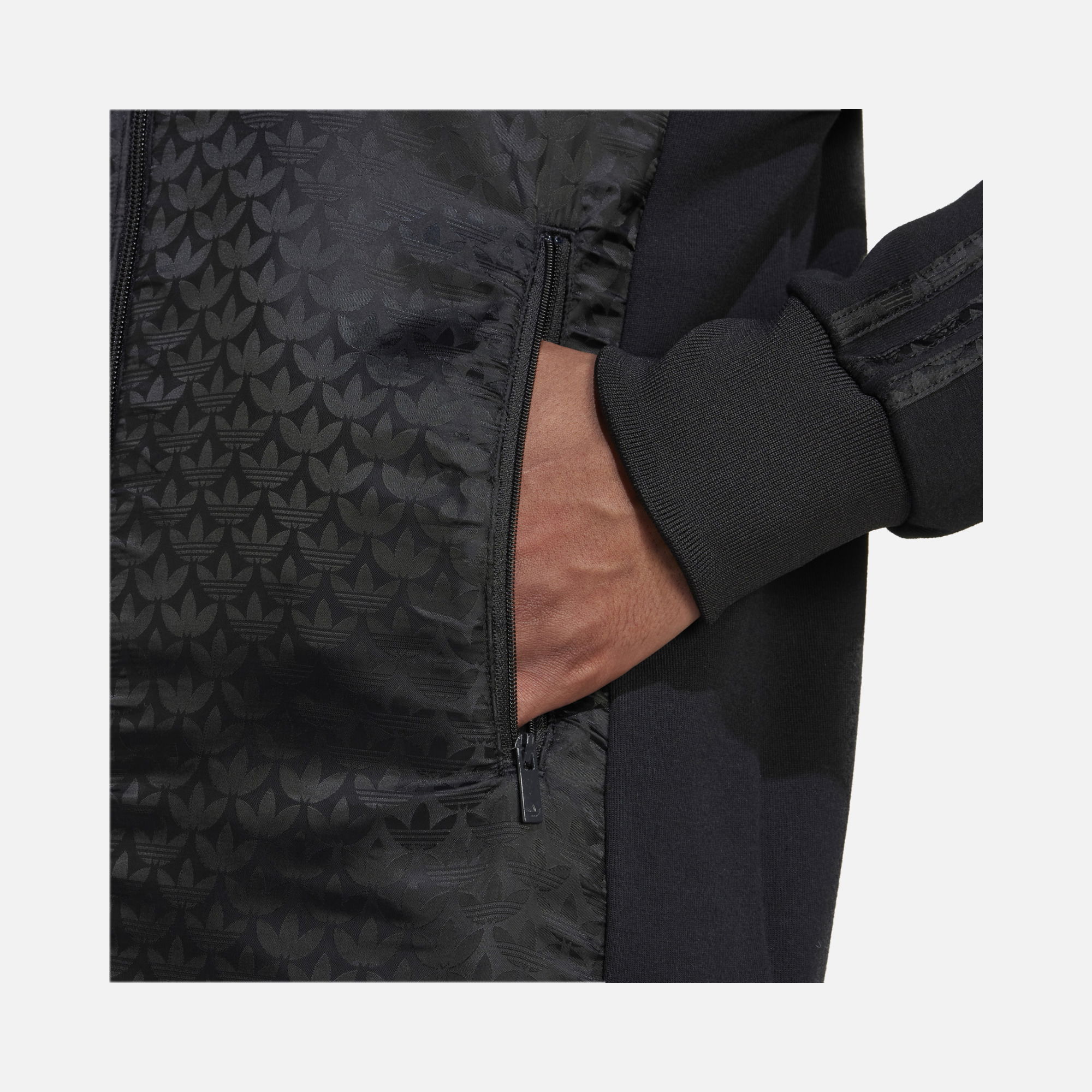 adidas Sportswear Mono Trefoil Graphic Details Full-Zip Erkek Ceket