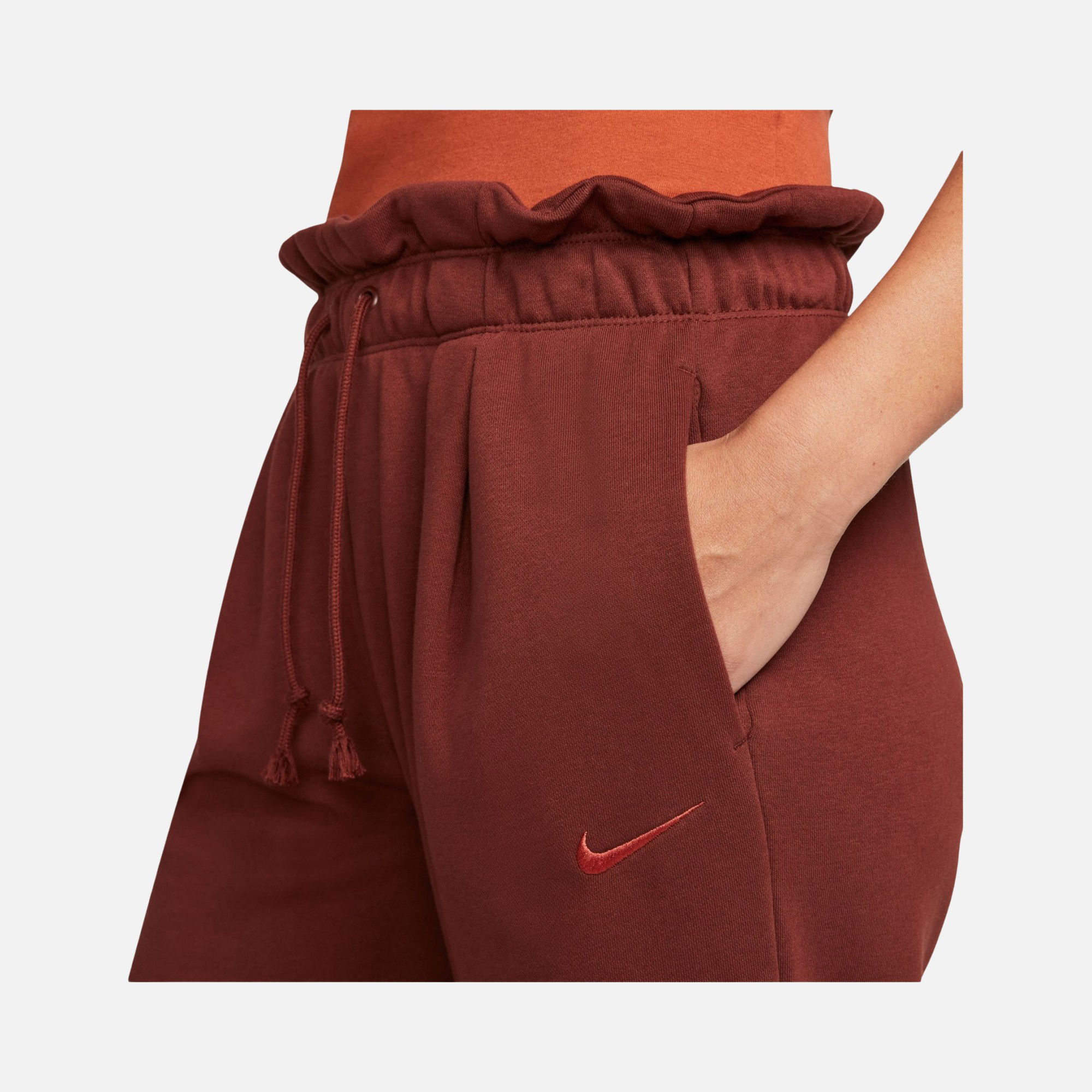Nike Sportswear Everyday High-Waisted Fleece Open-Hem Kadın Eşofman Altı