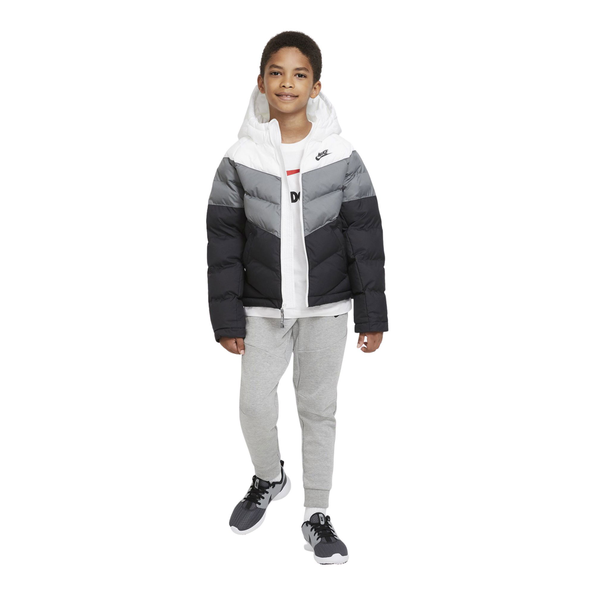 Nike Sportswear Synthetic-Fill Full-Zip Hoodie Çocuk Mont