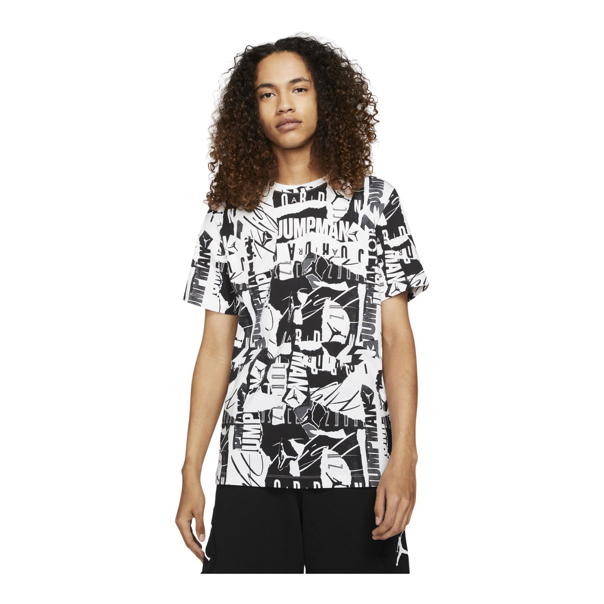 Nike Jordan Jumpman Flight All-Over Printed Short-Sleeve Erkek Tişört