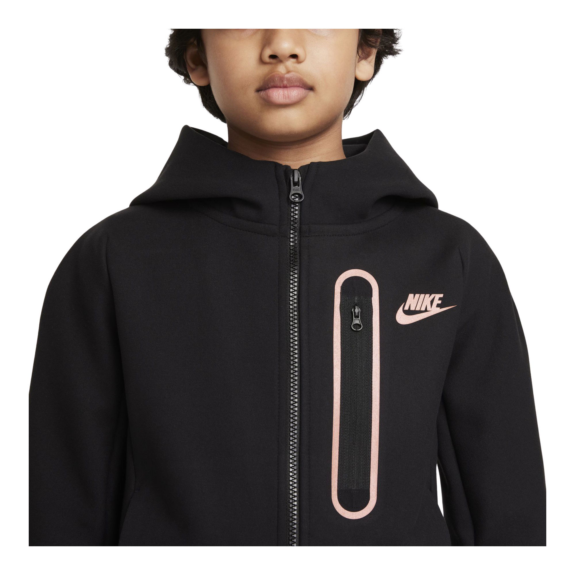 Nike Sportswear Tech Fleece Brushed Full-Zip Hoodie (Boys') Çocuk Sweatshirt