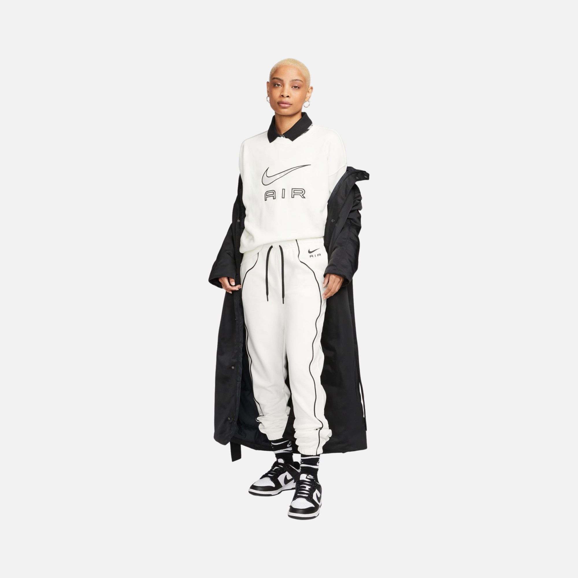 Nike Sportswear Air Mid-Rise Fleece Kadın Eşofman Altı