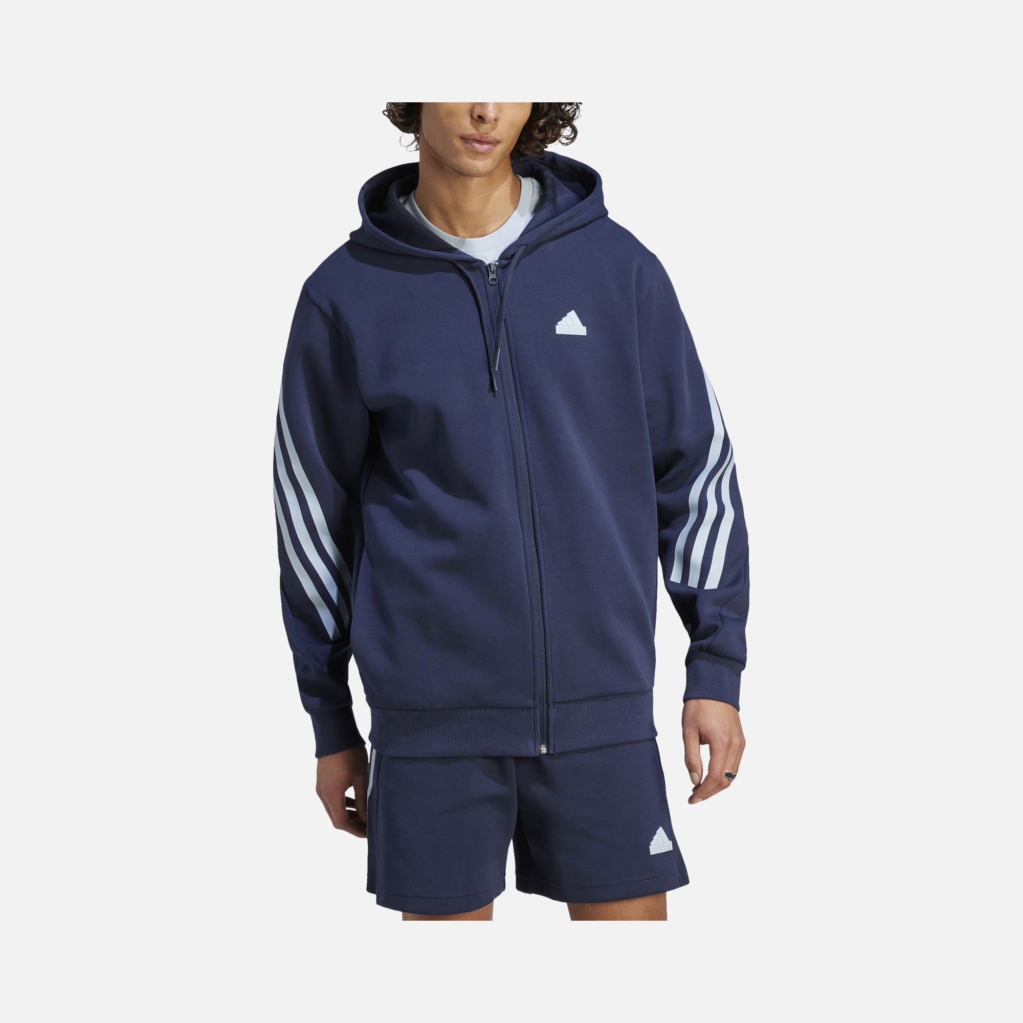 adidas Sportswear Future Icons FW23 3-Stripes Full-Zip Hoodie Erkek Sweatshirt