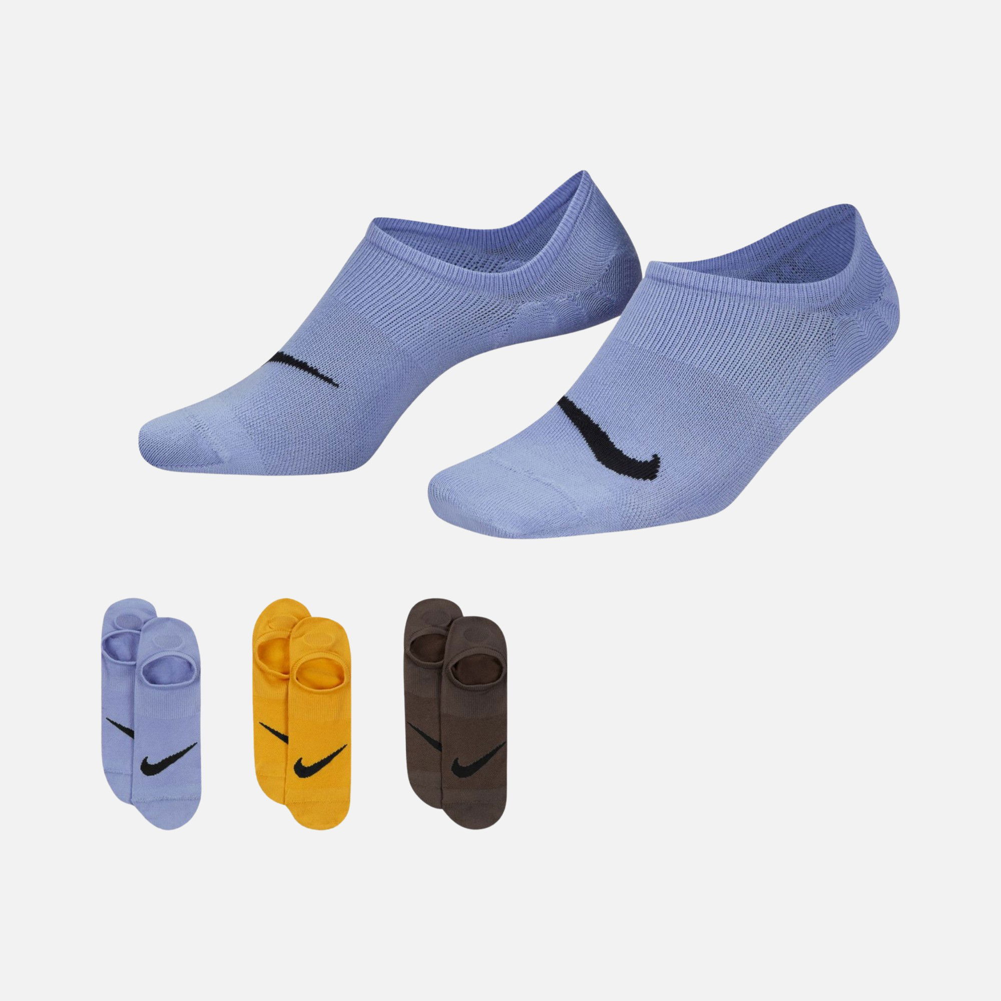 Nike Everyday Plus Lightweight Training Footie (3 Pairs) Kadın Çorap