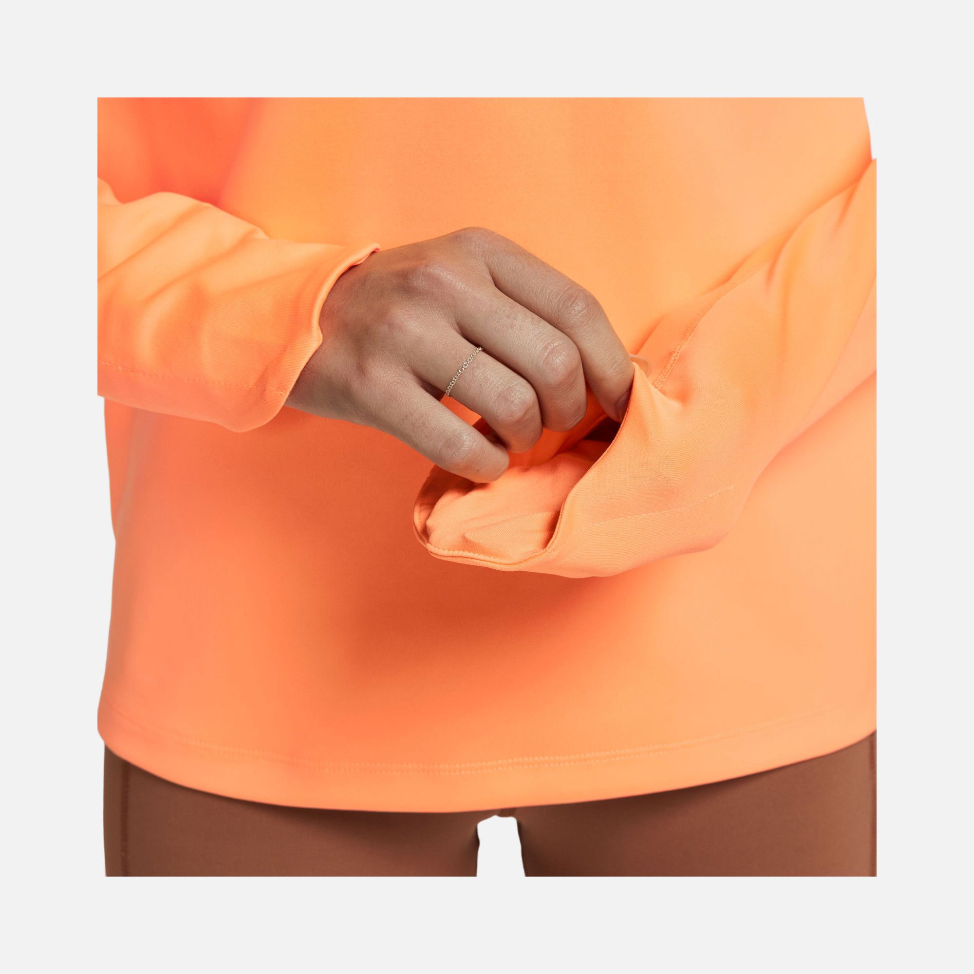 Nike Dri-Fit Trail Running Midlayer Half-Zip Long-Sleeve Kadın Tişört