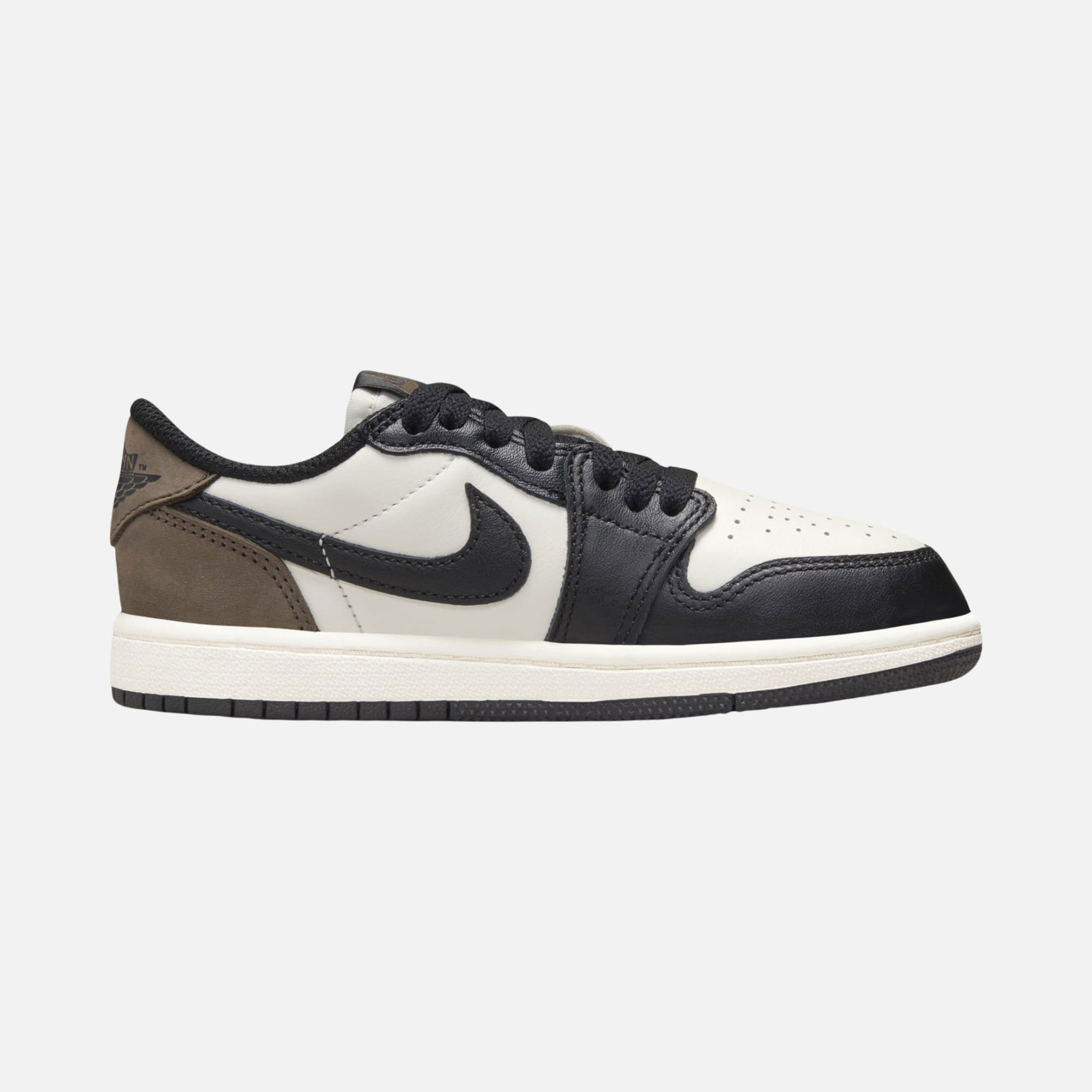 Nike Jordan 1 Retro Low OG ''Metallic Silver Leather Version'' (PS) Çocuk Spor Ayakkabı