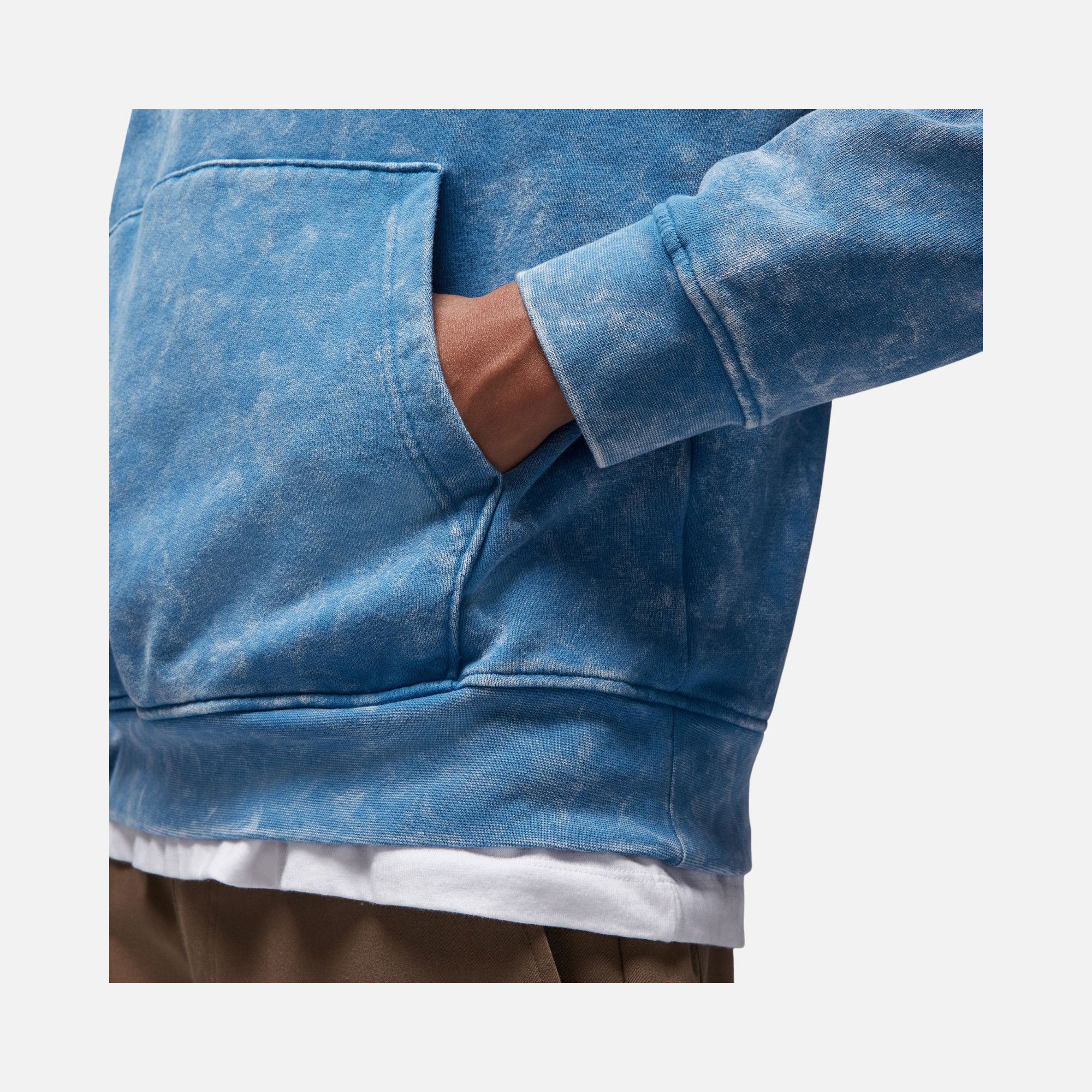 Nike Jordan Essentials Washed-Out Fleece Hoodie Erkek Sweatshirt