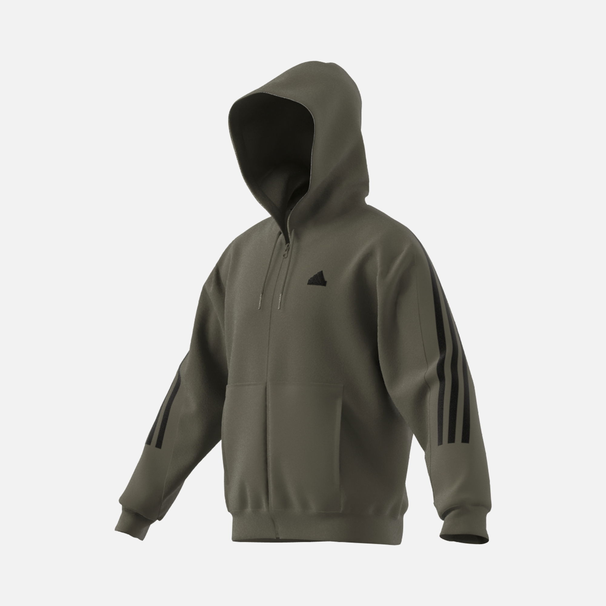 adidas Sportswear Future Icons 3-Stripes Full-Zİp Hoodie Erkek Ceket