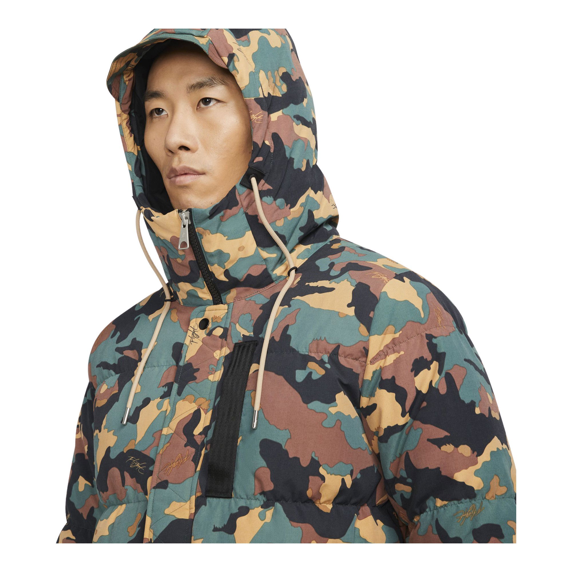 Nike Jordan Flight Heritage Woven All Over Print Full-Zip Hoodie Erkek Parka