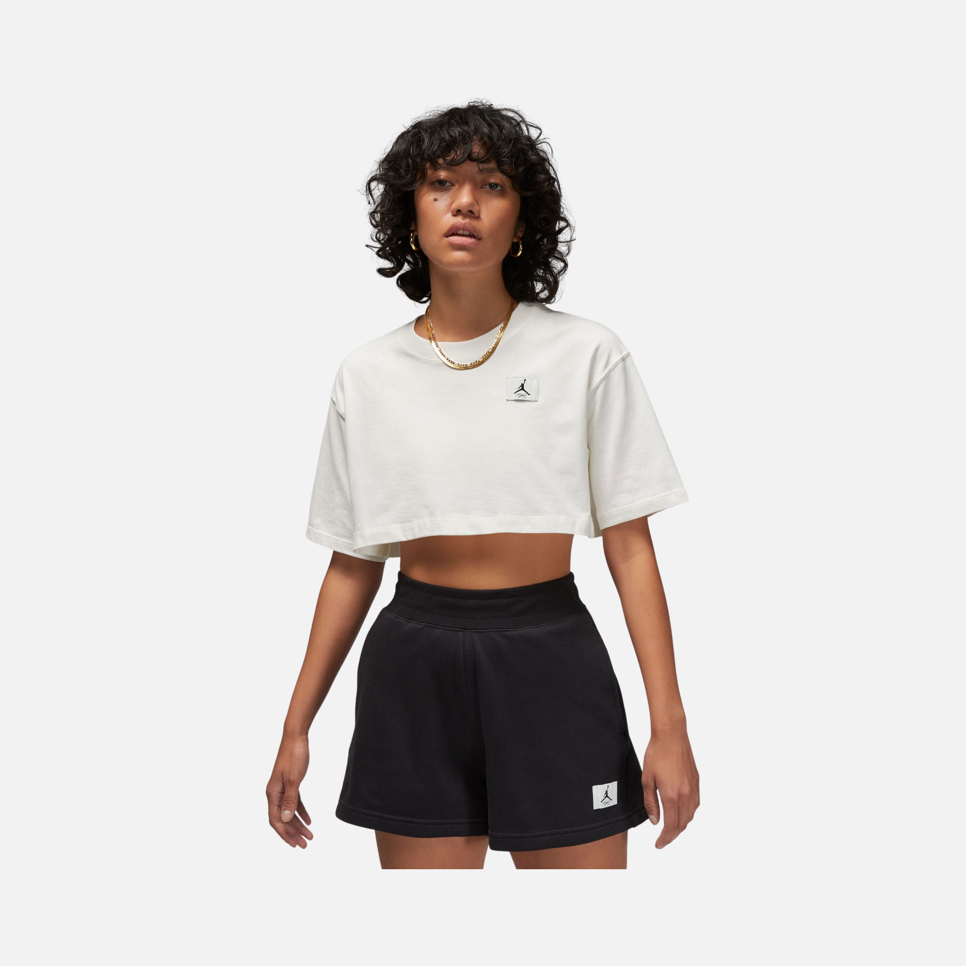 Nike Jordan Sport Cropped Short-Sleeve Kadın Tişört