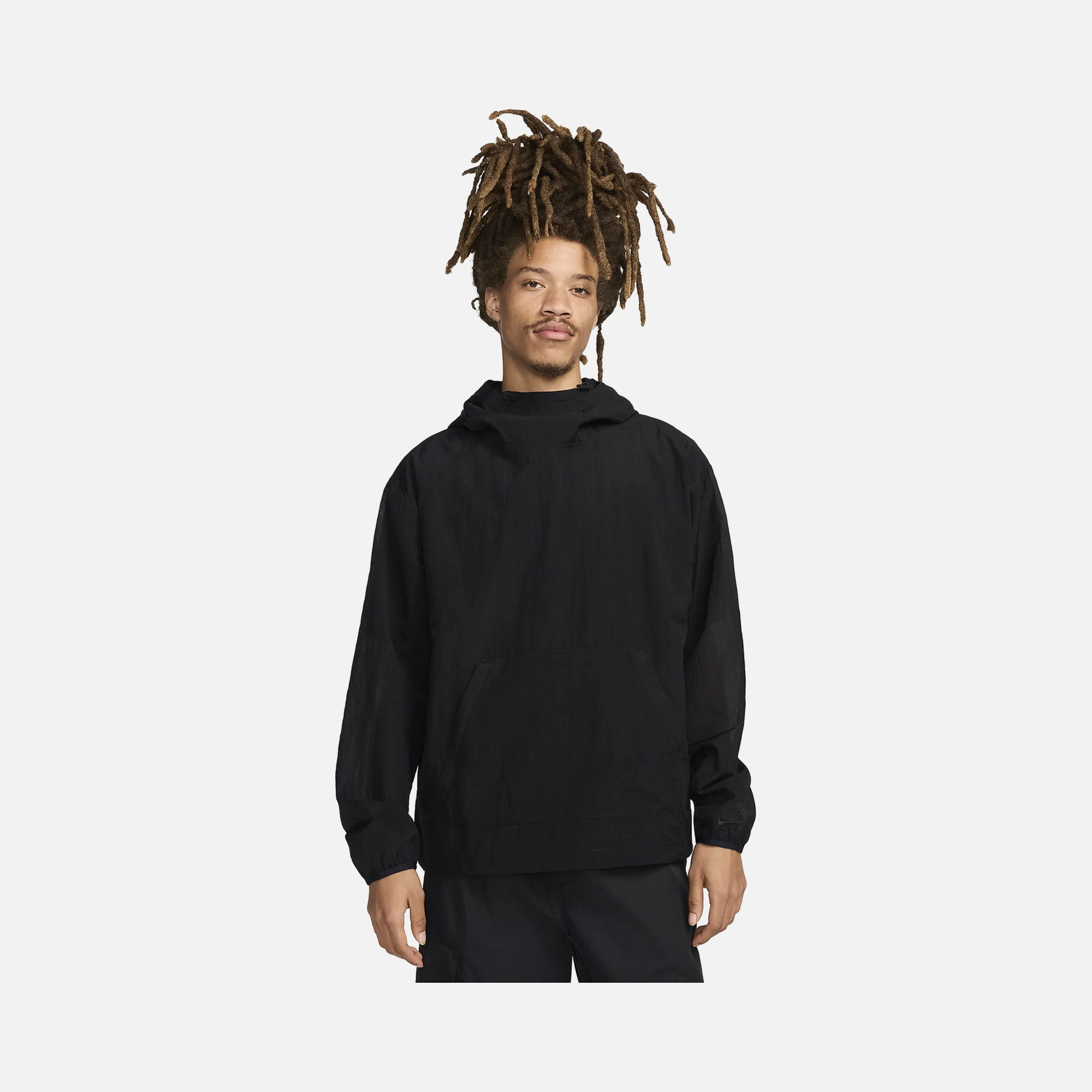 Nike Sportswear Tech Pack Woven Mesh Pullover Adjustable Hoodie Erkek Ceket