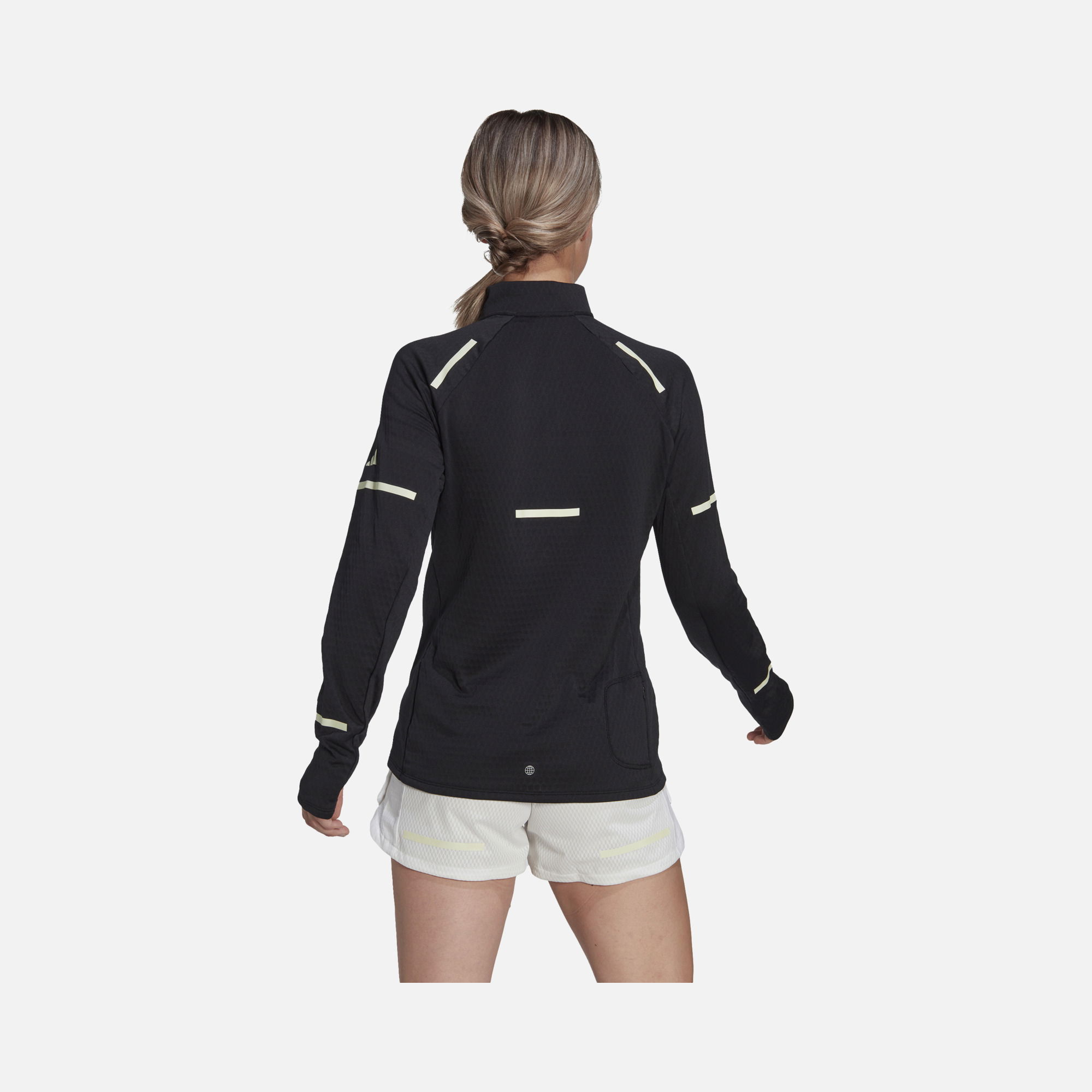 adidas X-City 1/2 Reflect At Night Running Long-Sleeve Kadın Sweatshırt