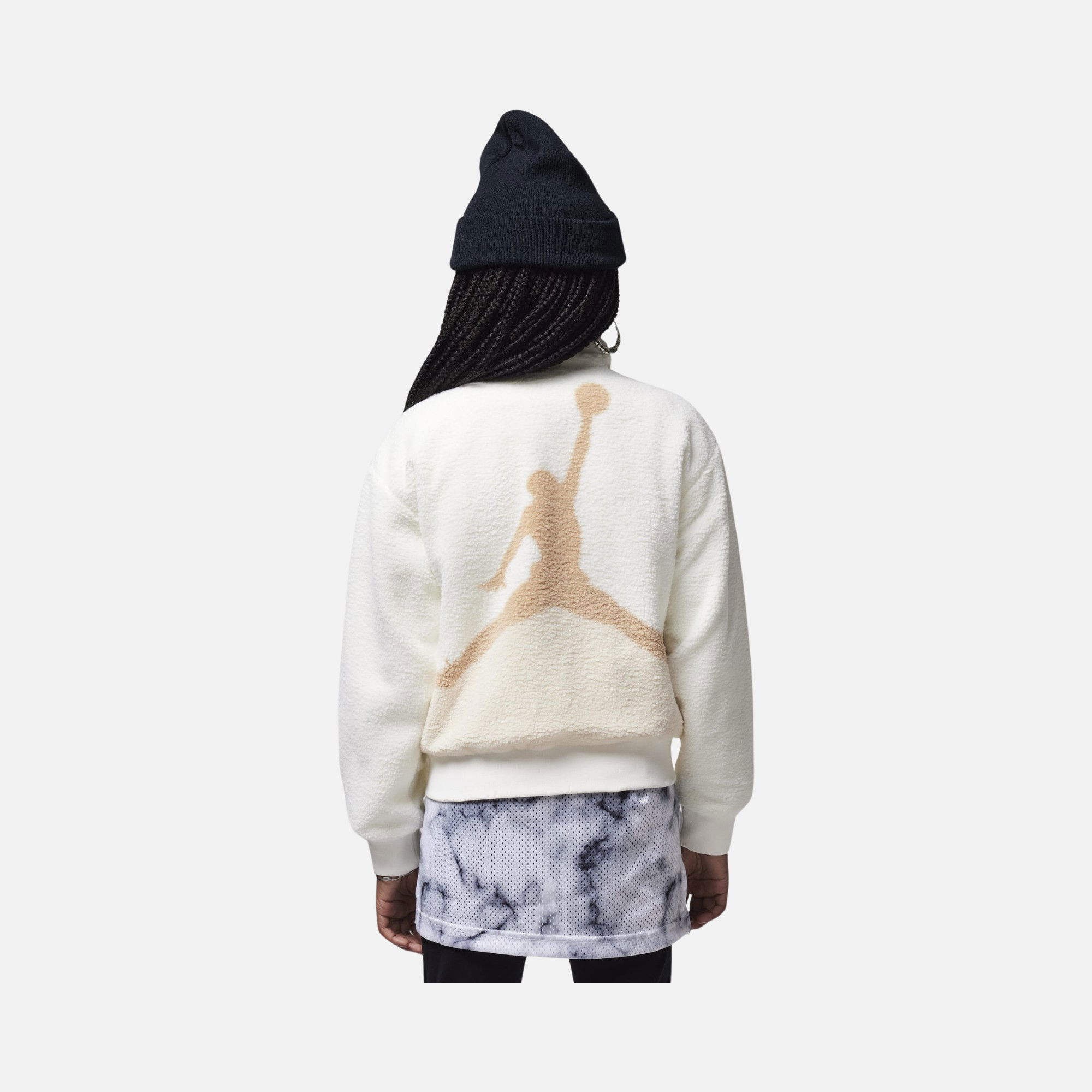 Nike Jordan Jumpman Sherpa Bomber Full-Zip (Girls') Çocuk Ceket