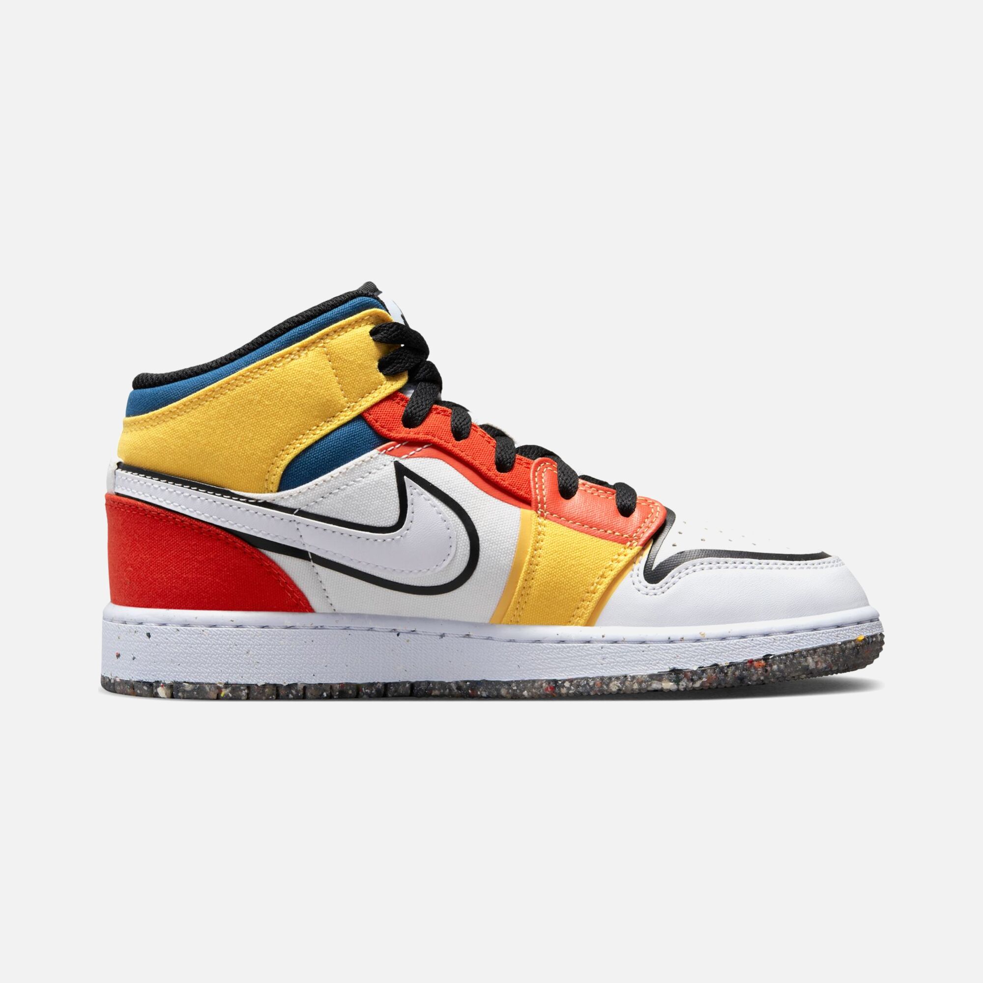 Nike Air Jordan 1 Mid SE Canvas (GS) Spor Ayakkabı