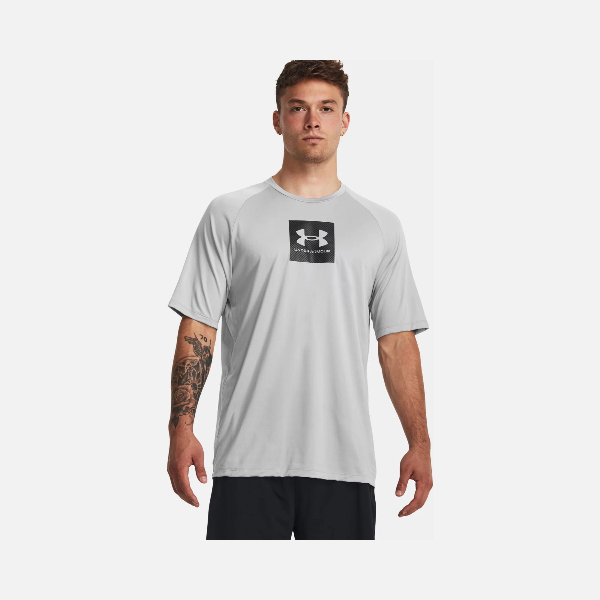 Under Armour Tech™ Print Fill Loose Training Short-Sleeve Erkek Tişört