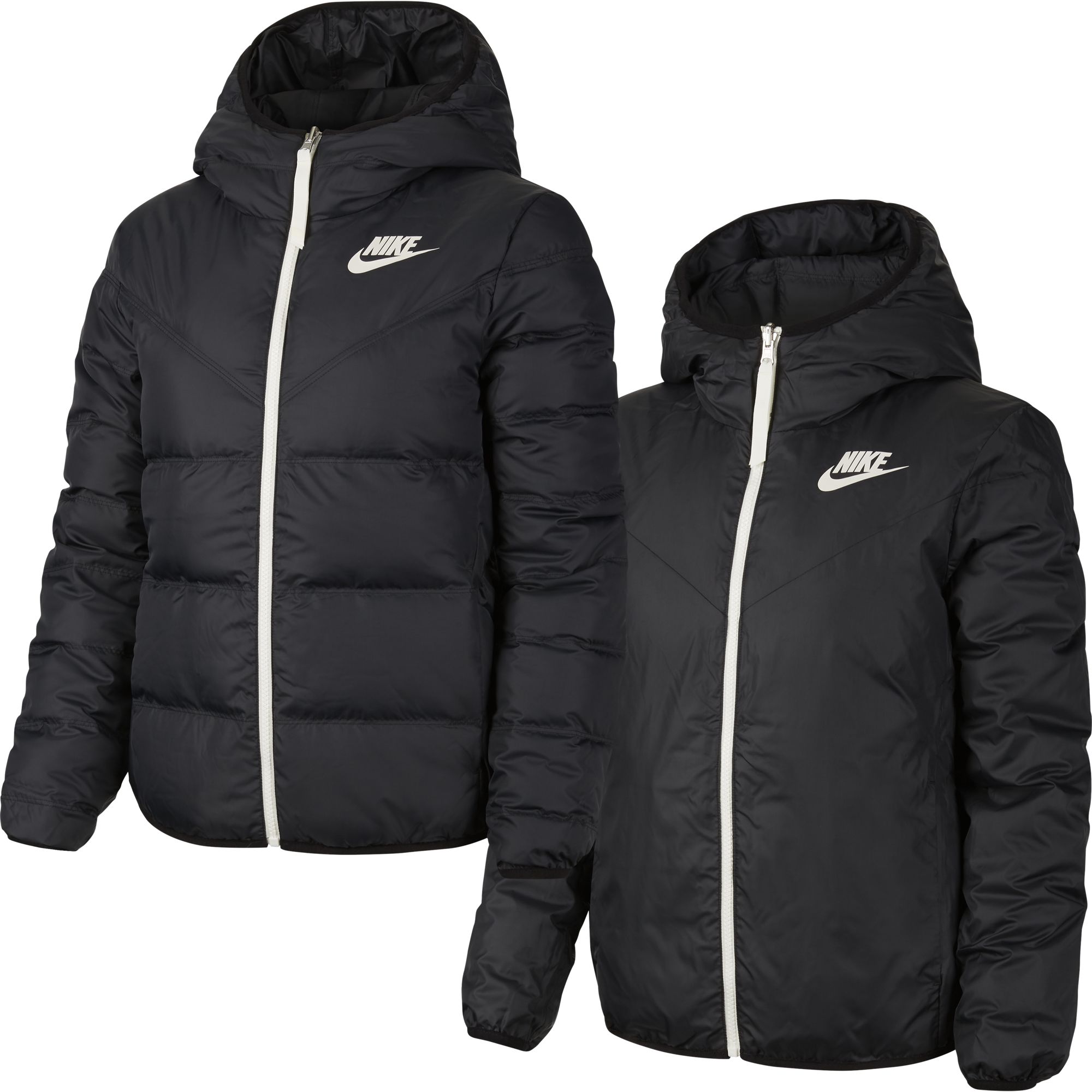 Nike Sportswear Windrunner Down Fill Puffer Reversible Full-Zip Hoodie Kadın Mont