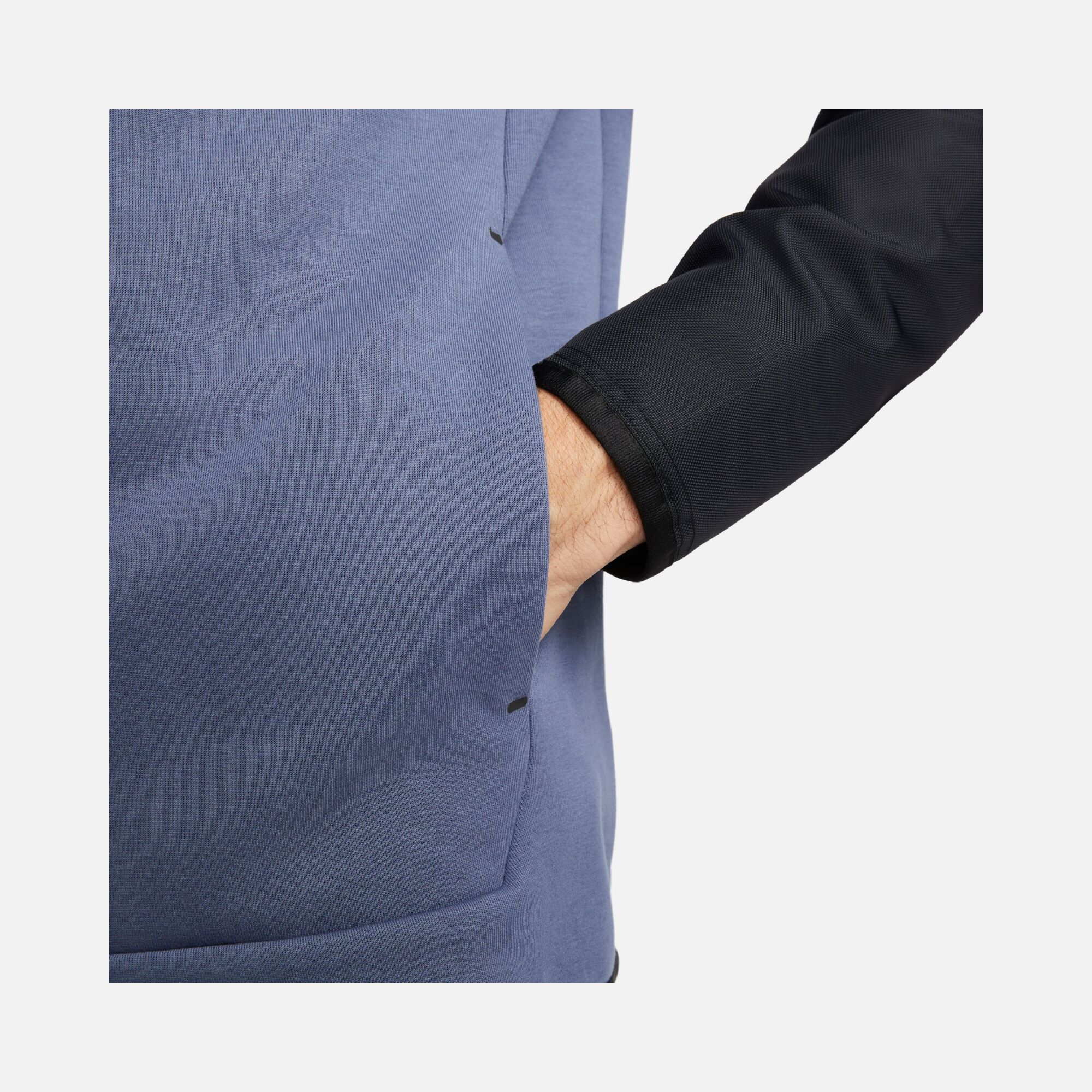 Nike Sportswear Tech Fleece ''Overlay Detail'' Full-Zip Hoodie Erkek Sweatshirt