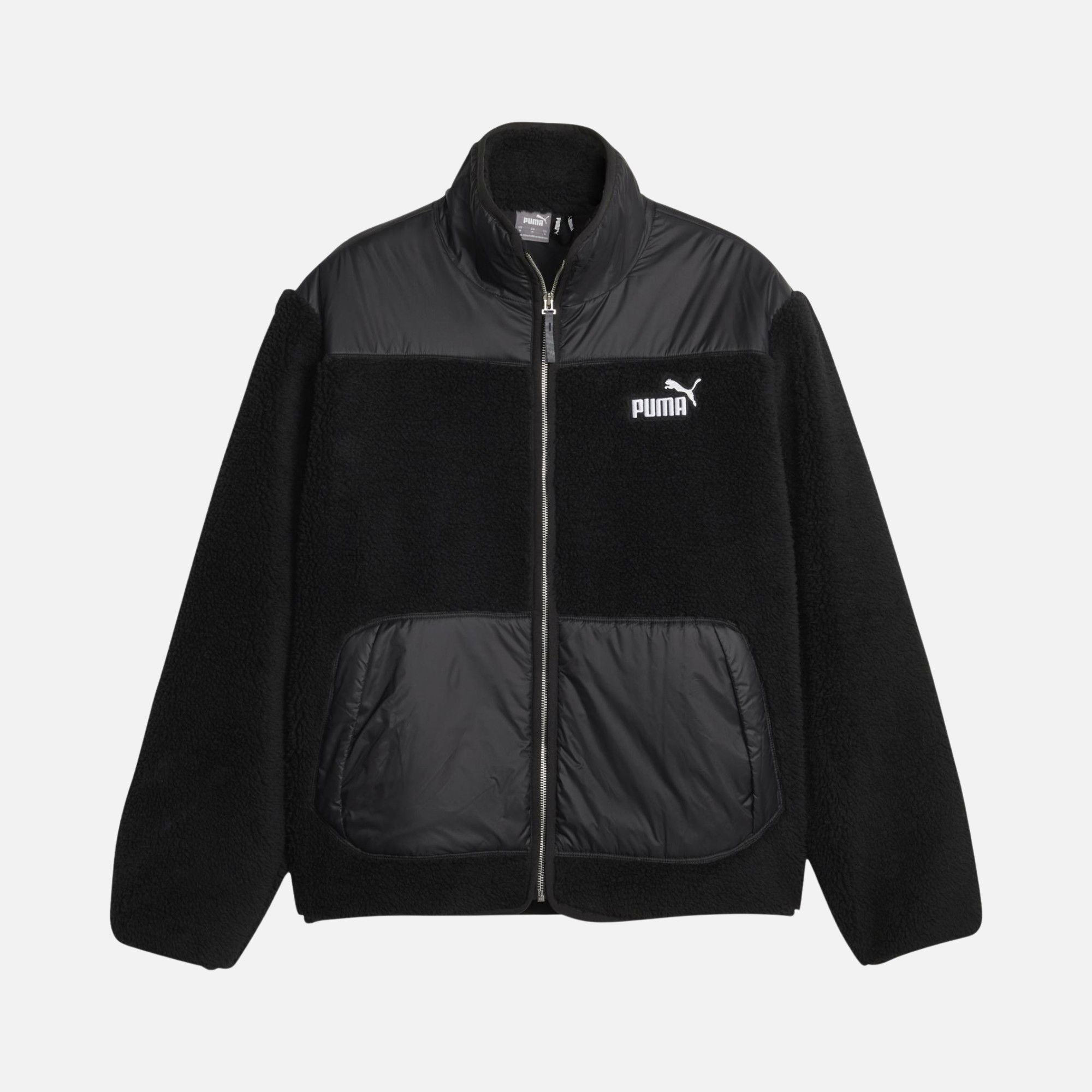 Puma Sportswear Sherpa Hybrid Full-Zip Hoodie Erkek Ceket