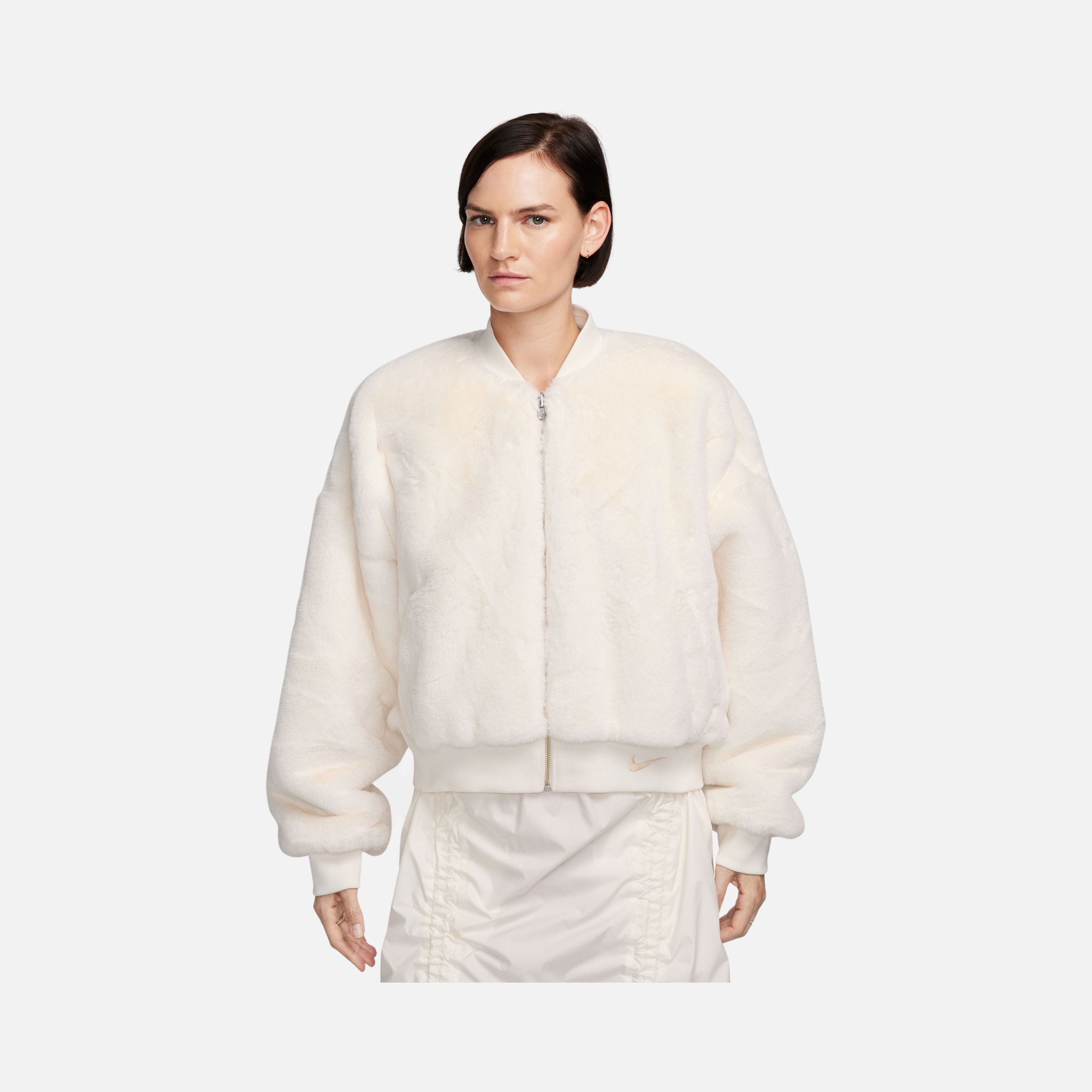 Nike Sportswear Reversible Faux Fur Bomber Full-Zip Kadın Ceket