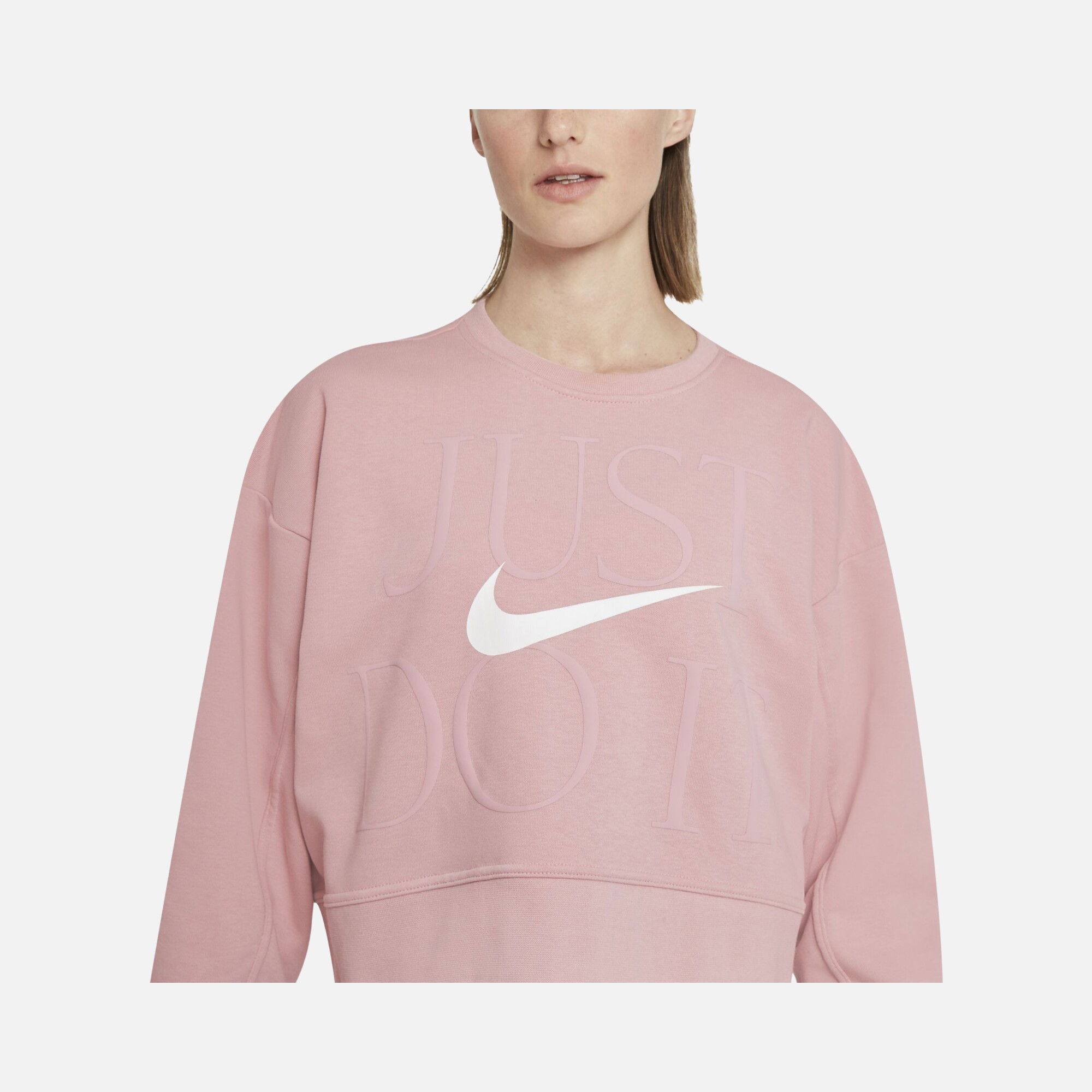 Nike Dri-Fit Get Fit ''Just Do It'' Training Kadın Sweatshirt