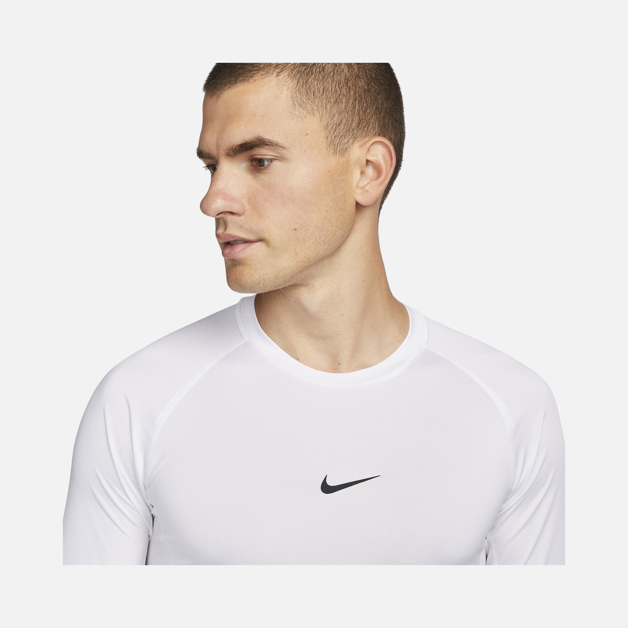 Nike Pro Dri-Fit Tight Fitness Training Long-Sleeve Erkek Tişört
