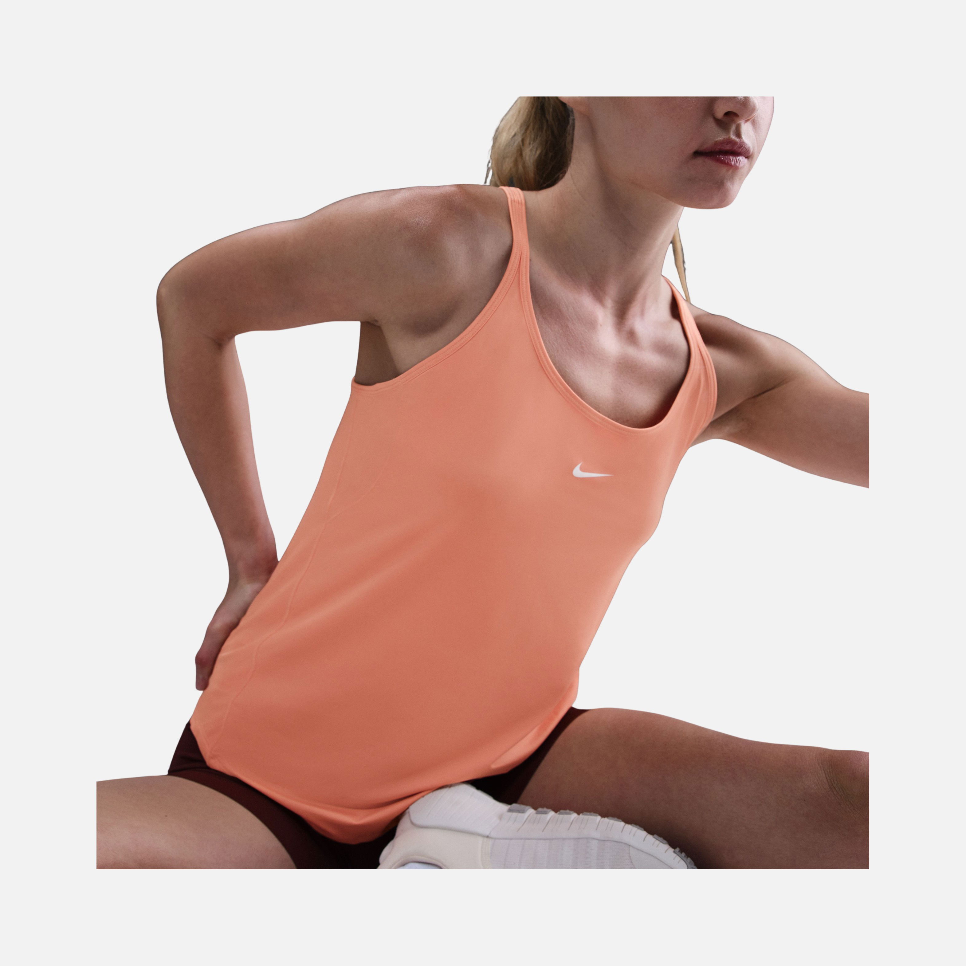 Nike One Classic Dri-fit Strpy Tank Wt Kadın Atlet